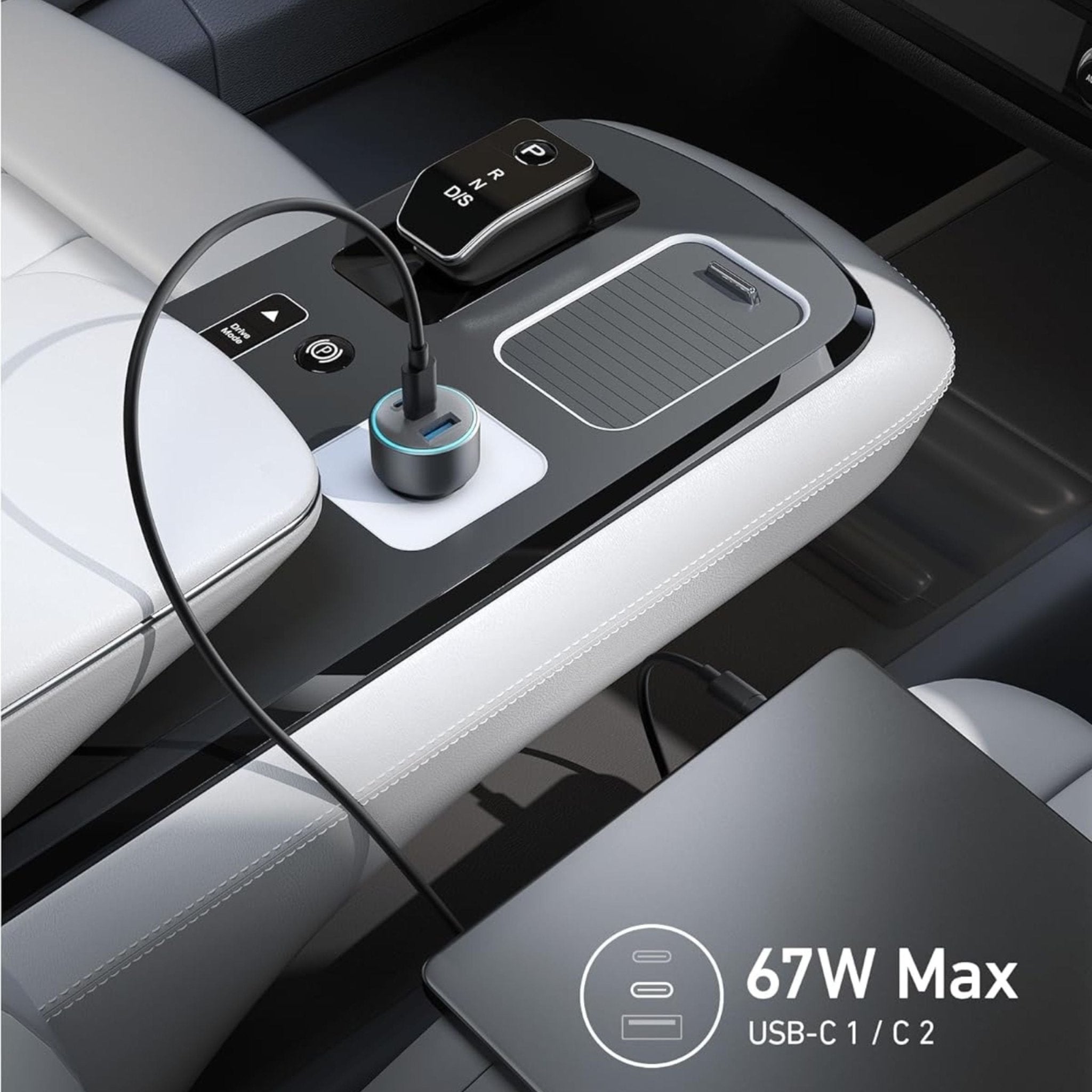 ANKER 355 Car Charger 67W - Black