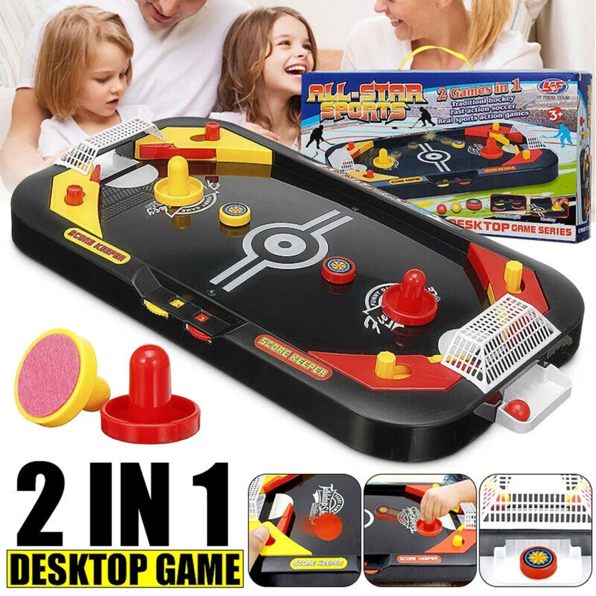 All Star Sports 2 in 1 Hocky & Soccer Game YF-203