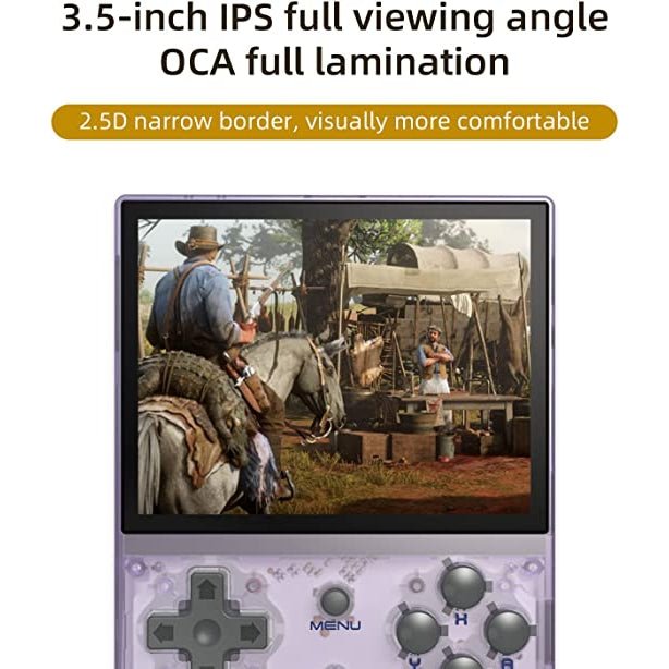 Anbernic Handheld Game Console 3.5 Inch Built-in 64G TF Card 5474 Classic Games RG35XX