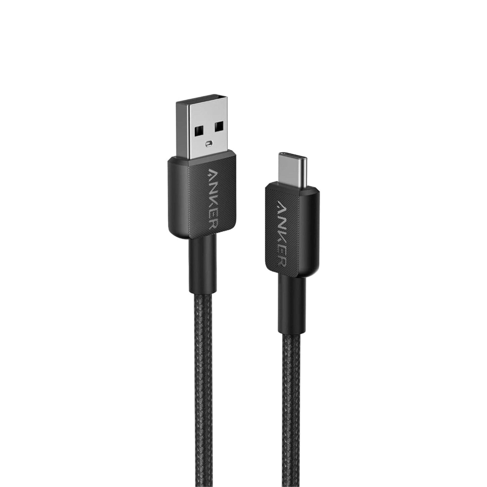 Anker 322 USB-A To USB-C Cable 1.8m Braided - Black