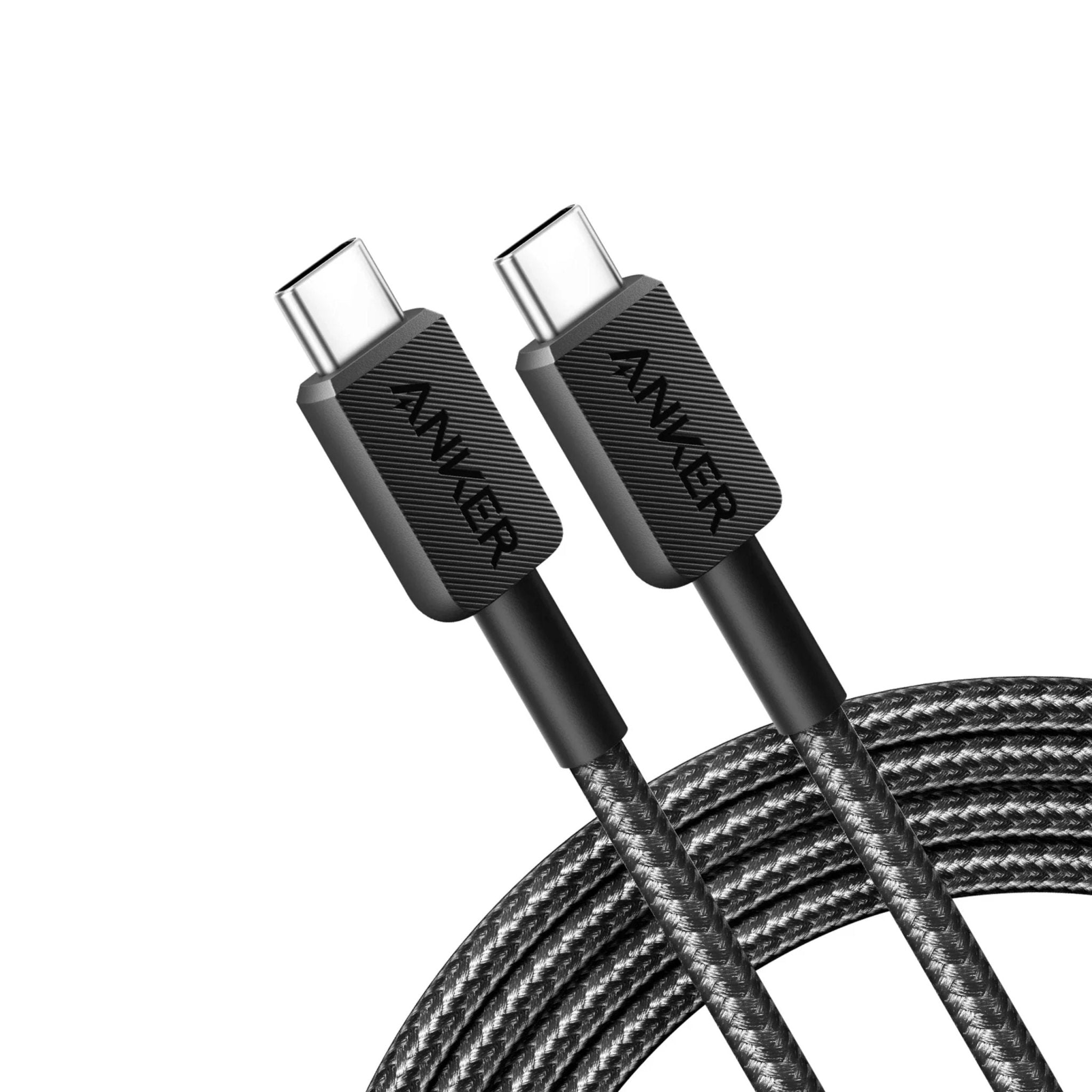 Anker 322 USB-C to USB-C Cable Braided 6ft(1.8m) - Black