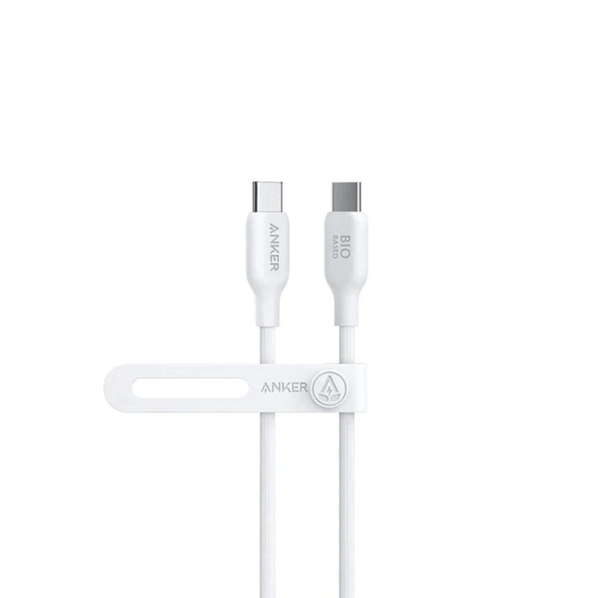 Anker 544 USB-C to USB-C Bio-Based Cable 140W 3ft (0.9M) - White