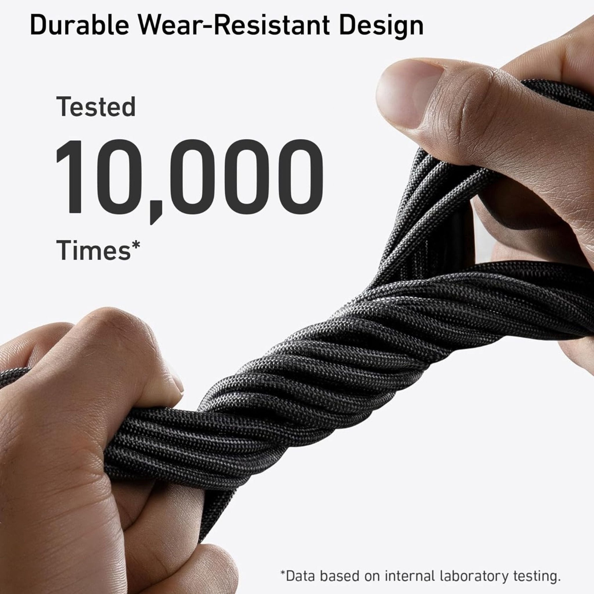 Anker 544 USB-C to USB-C Bio-Braided Cable 240W 6ft (1.8M) - Black
