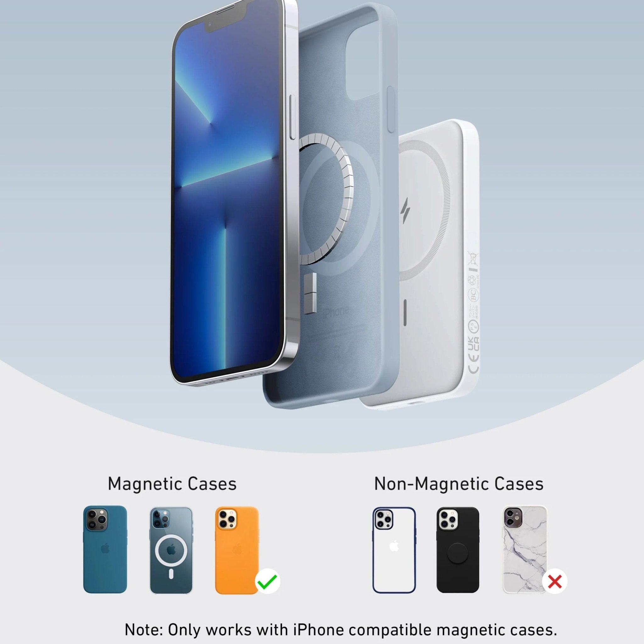 Anker 621 Magnetic Battery (MagGo) - White