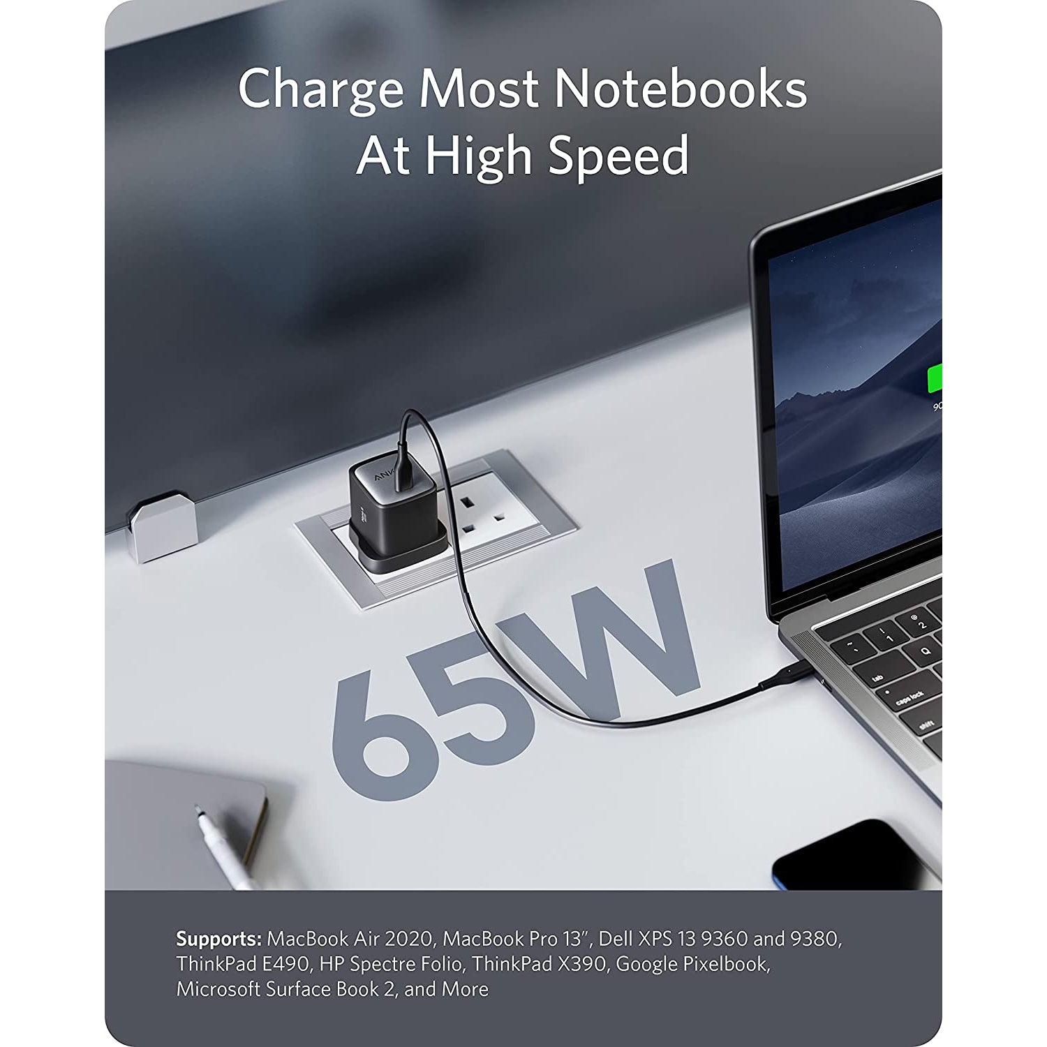 Anker Compact High-Speed Charger Nano II 65w