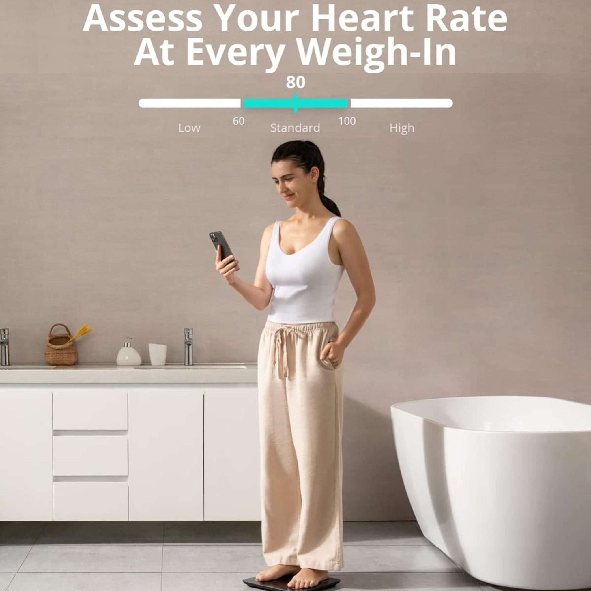 Anker - Eufy Smart Scale P2 With Fitness T9148K11