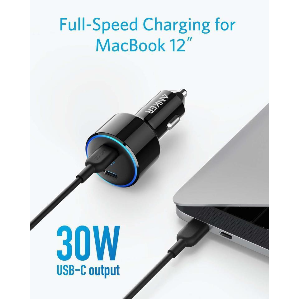Anker Power Drive Duo Origin 2 USB C-Pd 30w 18w - Black
