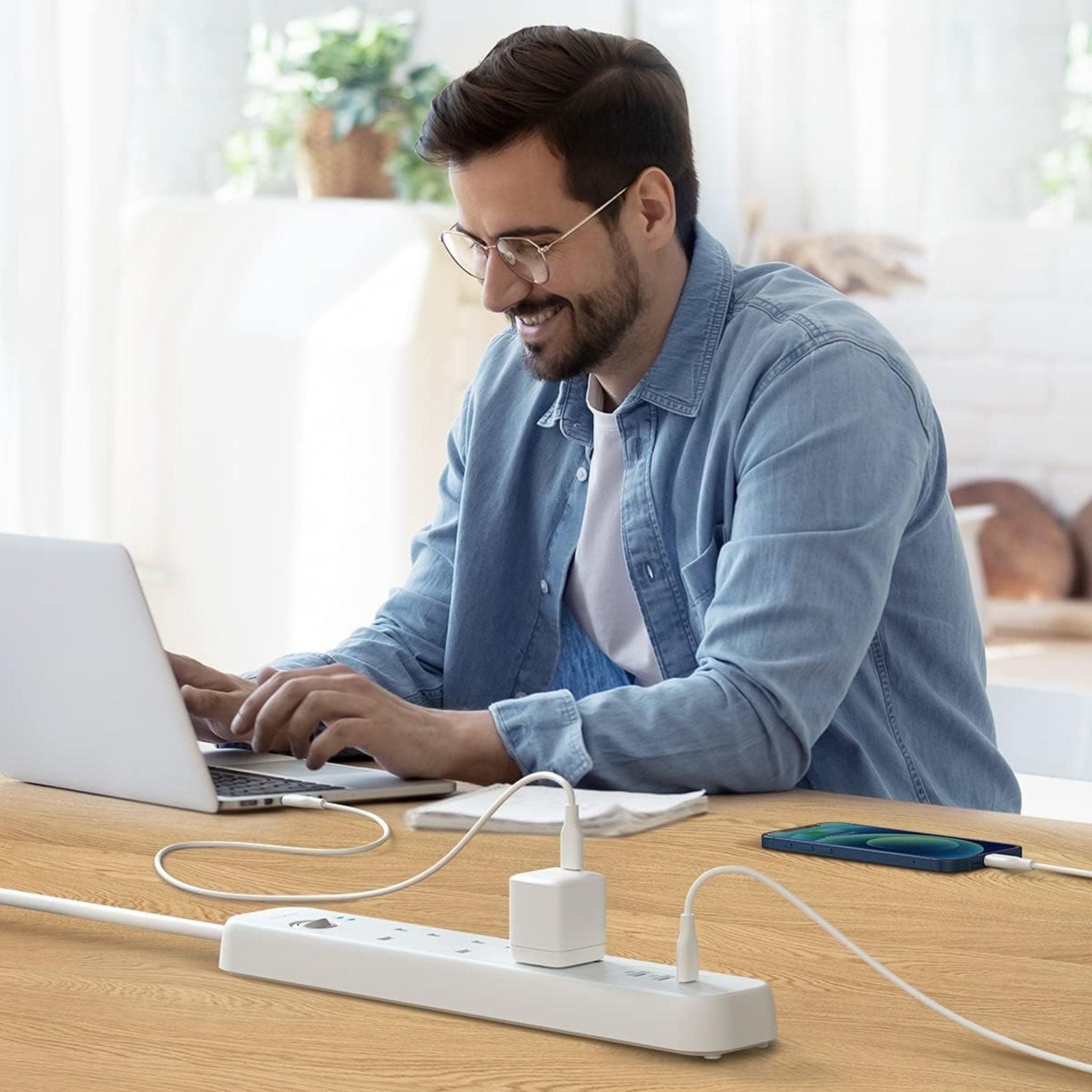 Anker PowerExtend USB-C 3 Strip - White