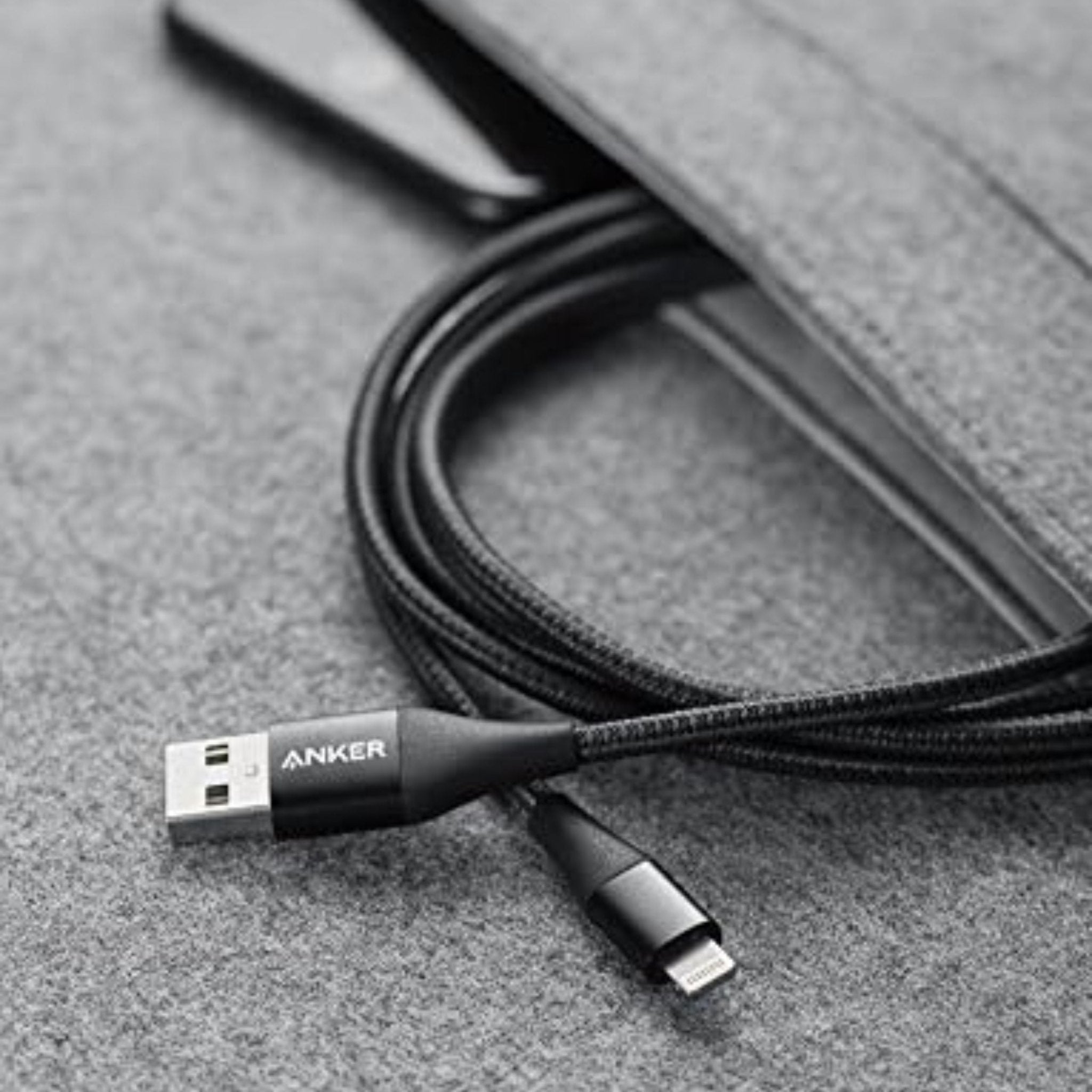 Anker PowerLine+ II USB-A with Lightning Connector (0.9m/3ft) - Black