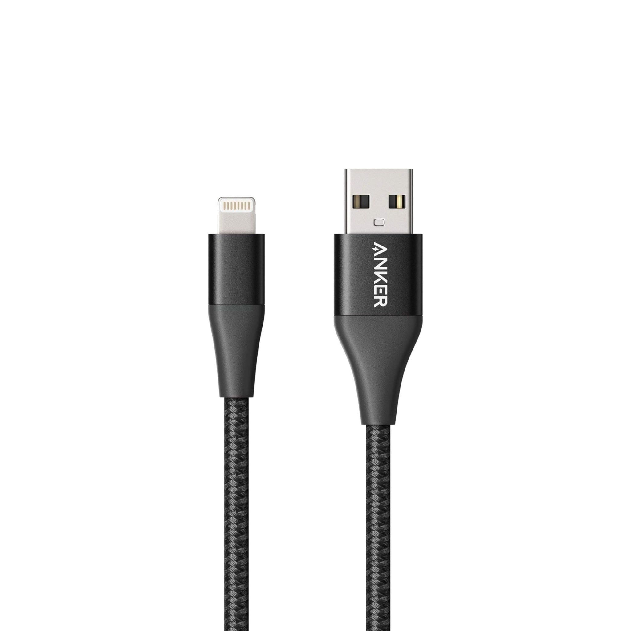 Anker PowerLine+ II USB-A with Lightning Connector (0.9m/3ft) - Black