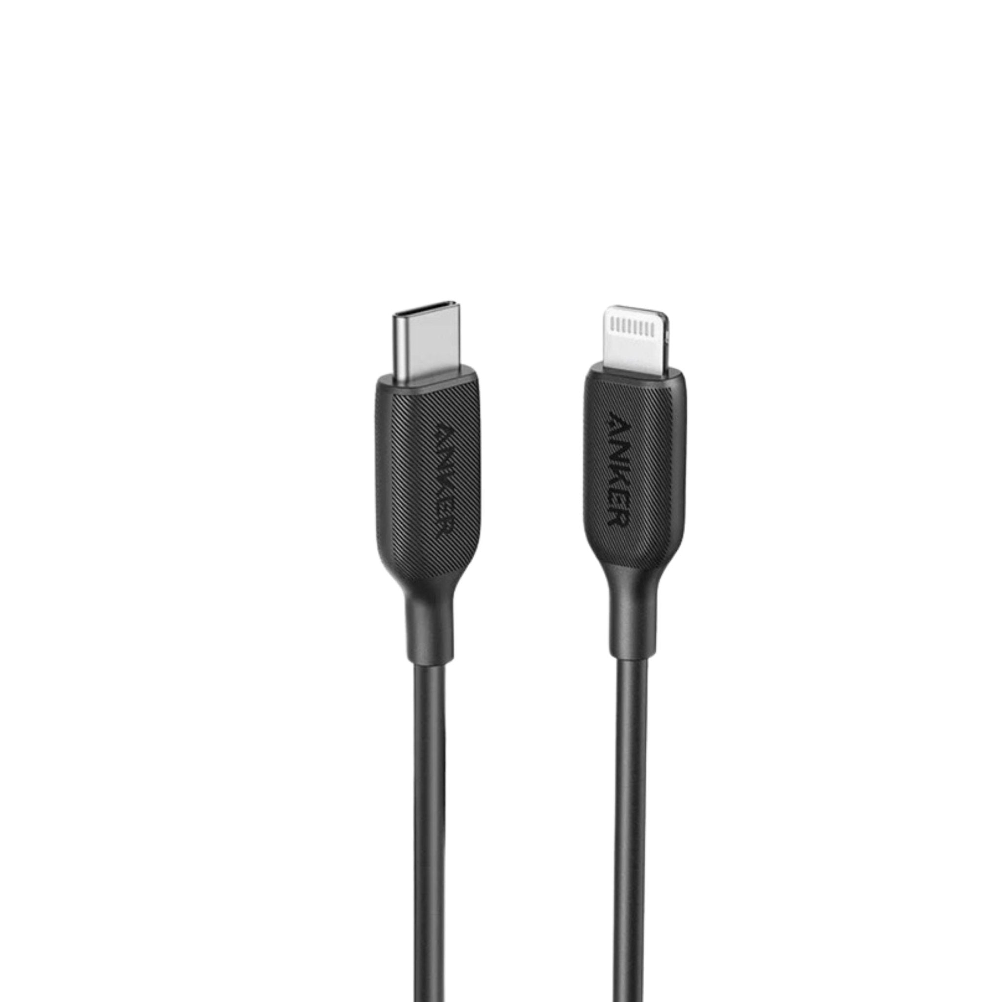 Anker PowerLine III USB-C to Lightning Cable 3ft (0.9m) - Black