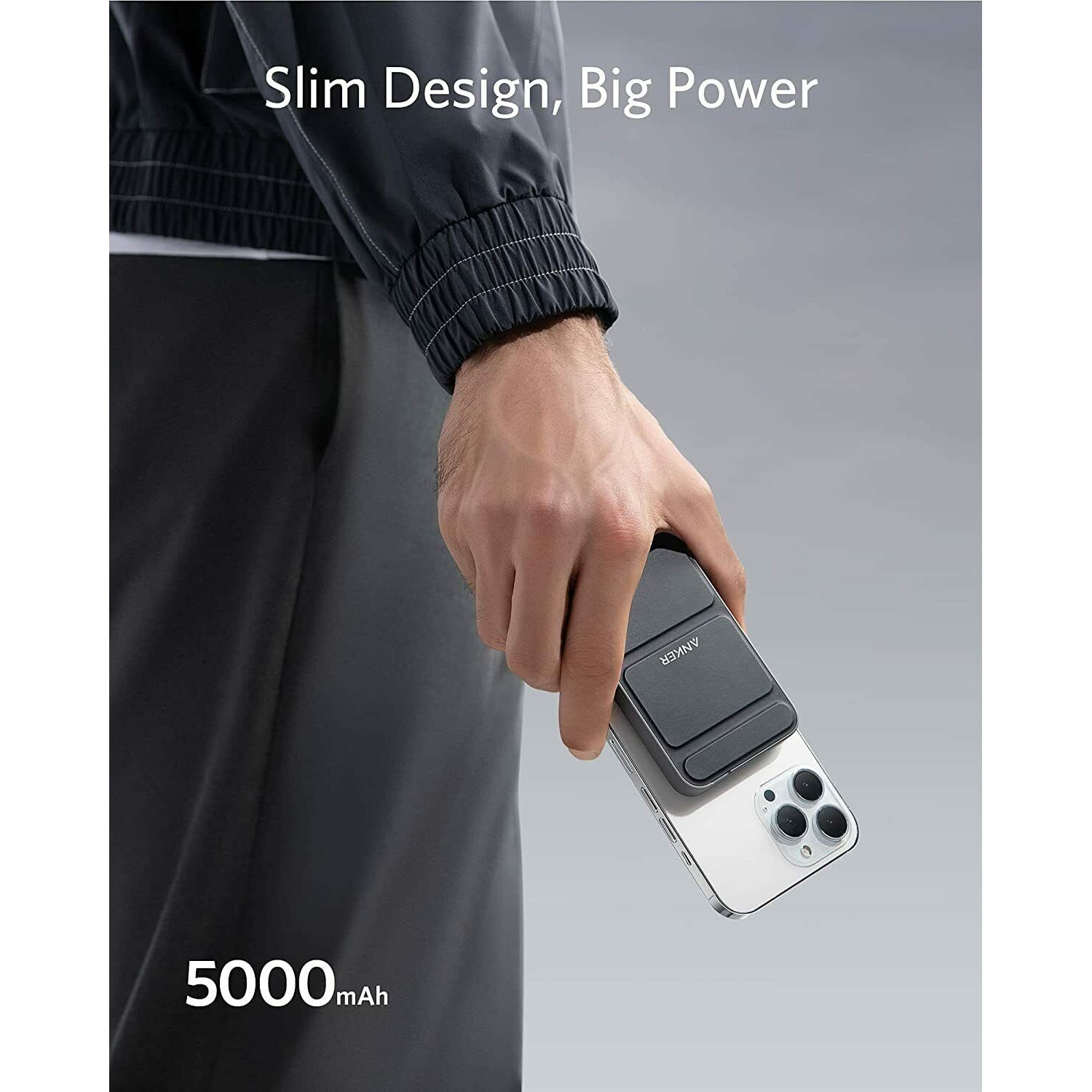 Anker Powercore Magnetic 5K With Bracket - Black