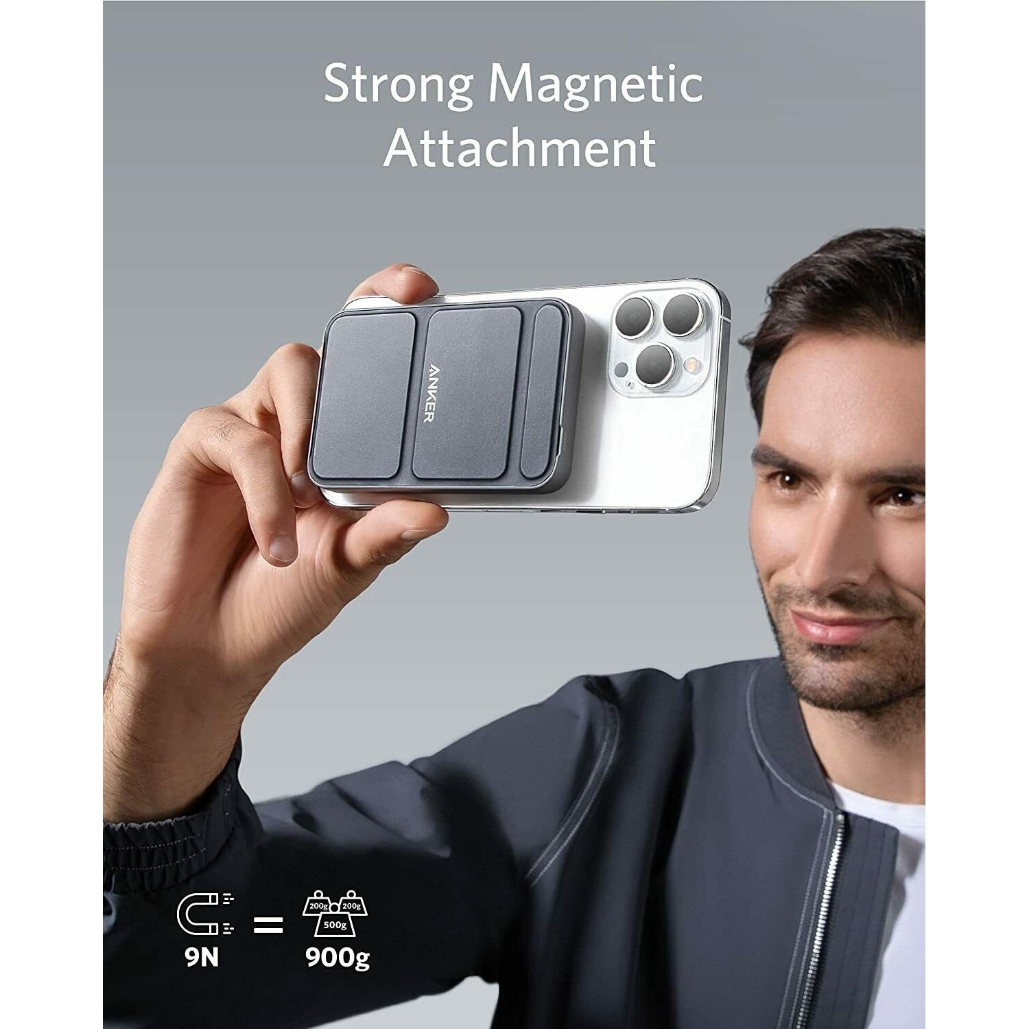 Anker Powercore Magnetic 5K With Bracket - Black