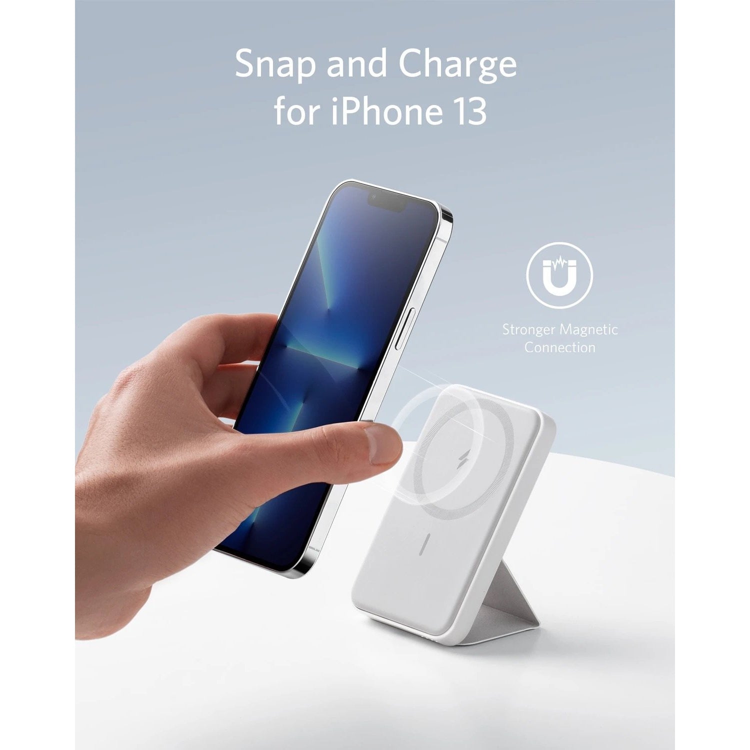Anker Powercore Magnetic 5K With Bracket - White
