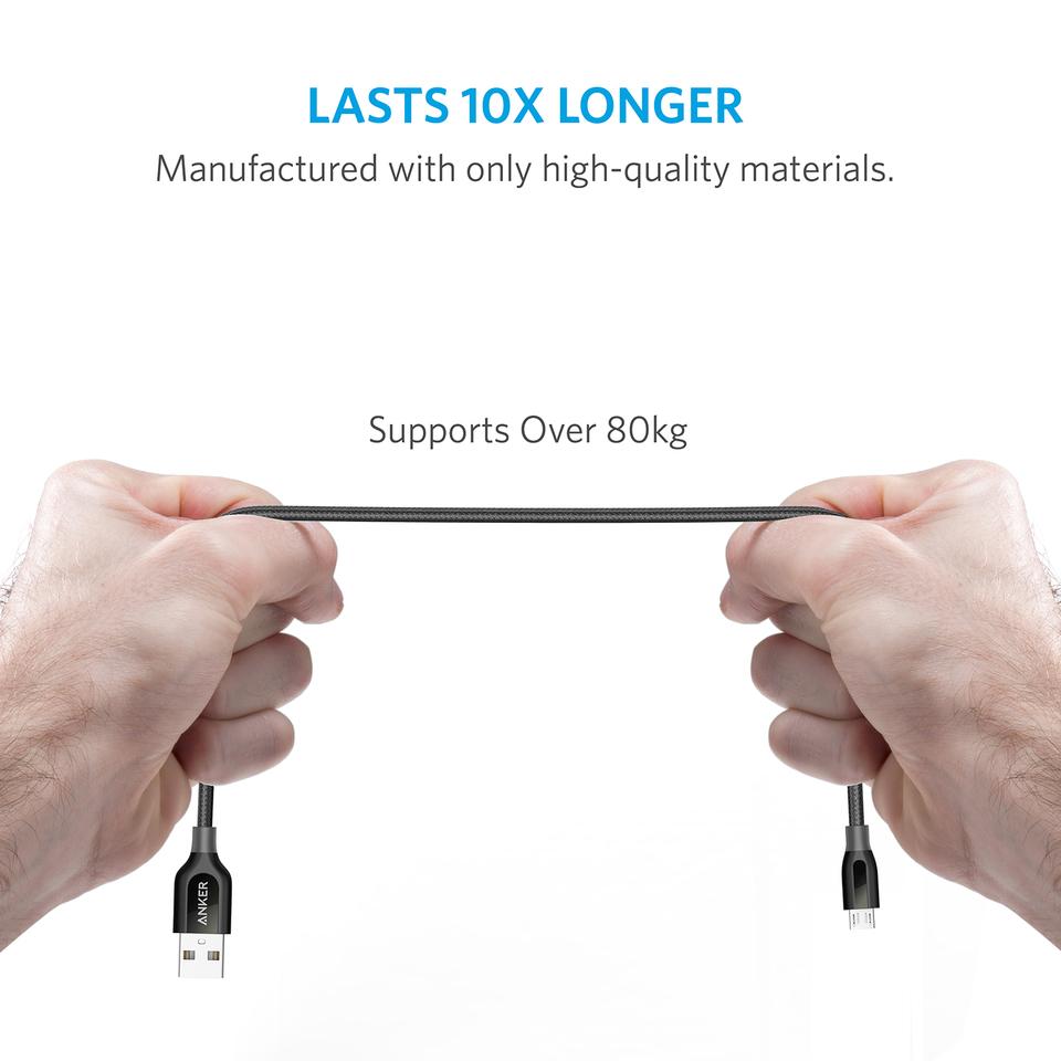 Anker Powerline+ 1ft Micro USB