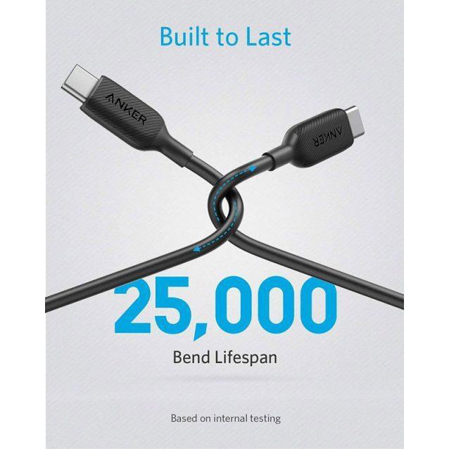 Anker Powerline III USB-C To USB-C Cable (0.9m) Black