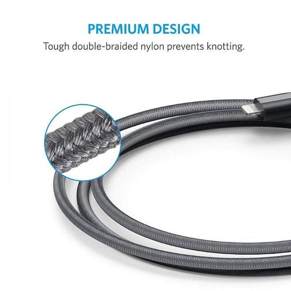 Anker Powerline Select+ USB-A to Lightning Cable (6ft/1.8m) - Black