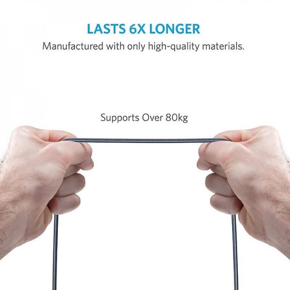 Anker Powerline Select+ USB-A to Lightning Cable (6ft/1.8m) - Black