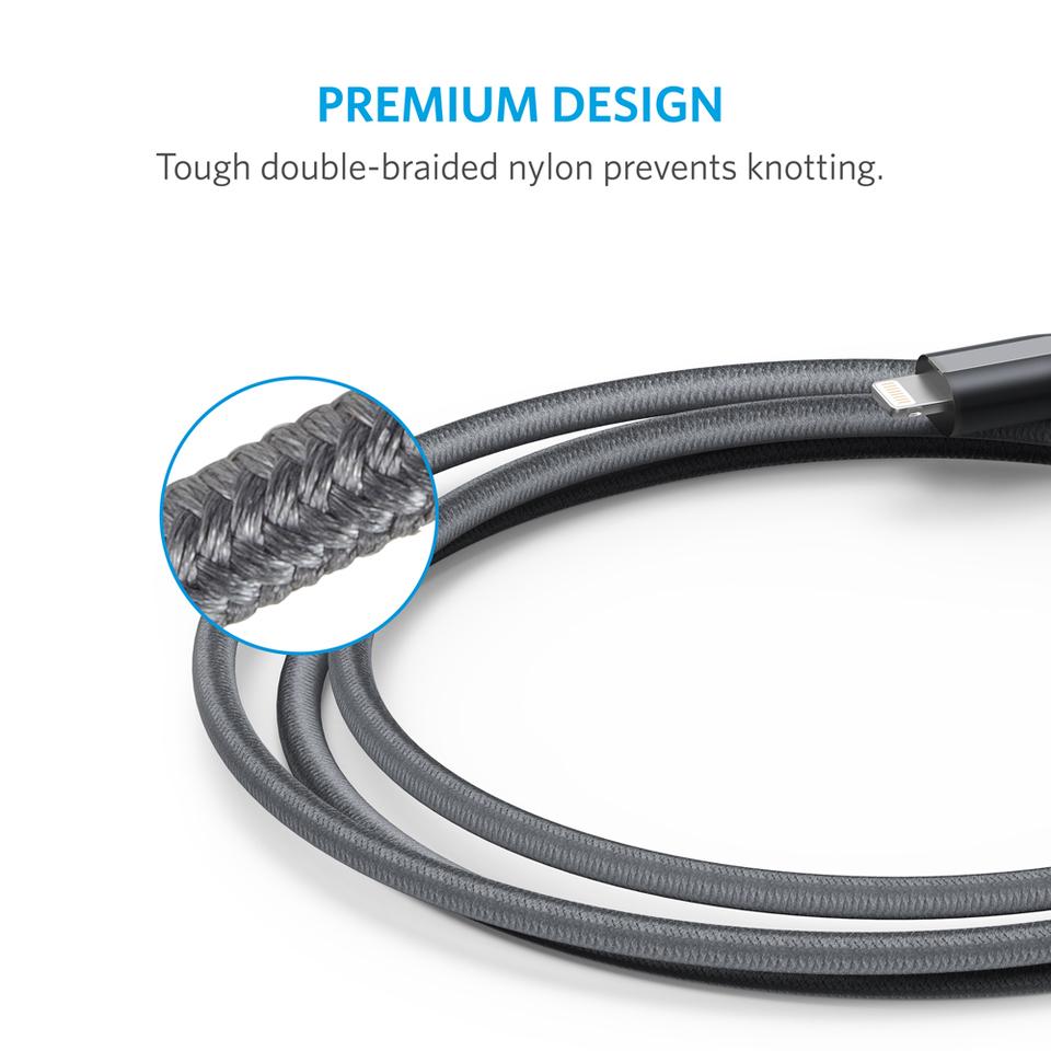 Anker Powerline Select + USB Cable With Lightning Connector (1.8m) Black