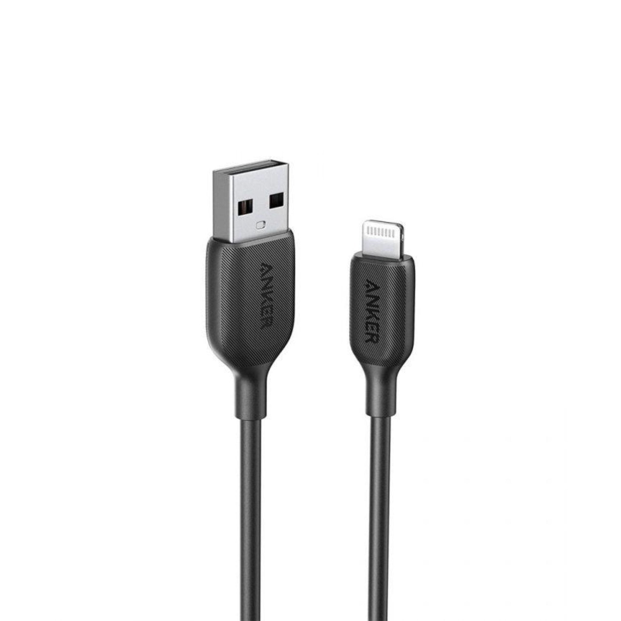 Anker Powerline USB Cable With Lightning (0.9m) Black