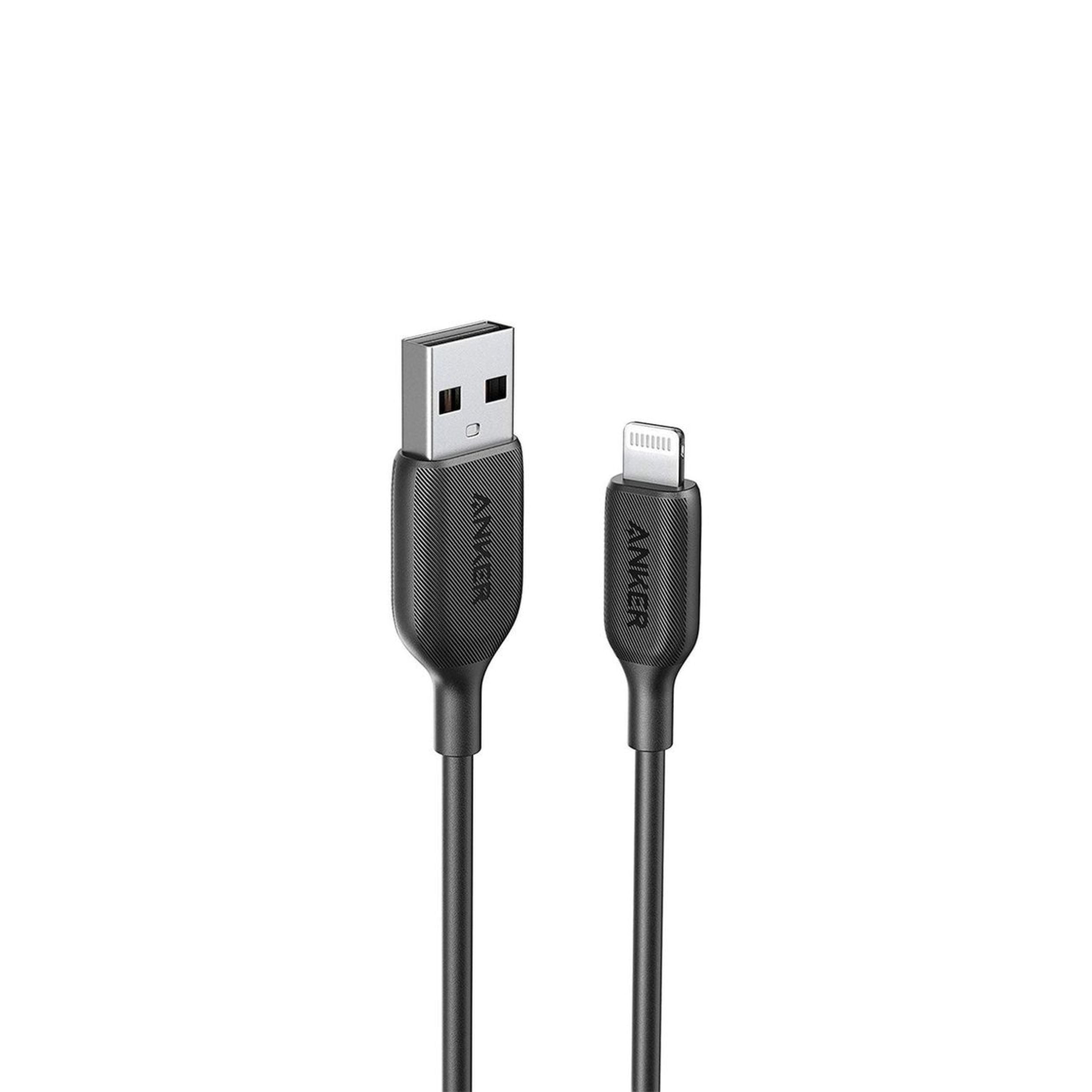 Anker Powerline USB Cable With Lightning (1.8m) Black