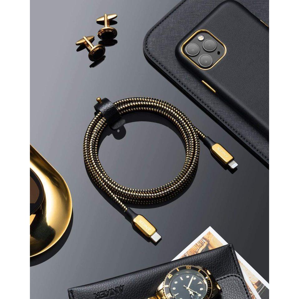Anker Powerline+III USB-C Cable With C Lightning Connector 6Ft - Gold