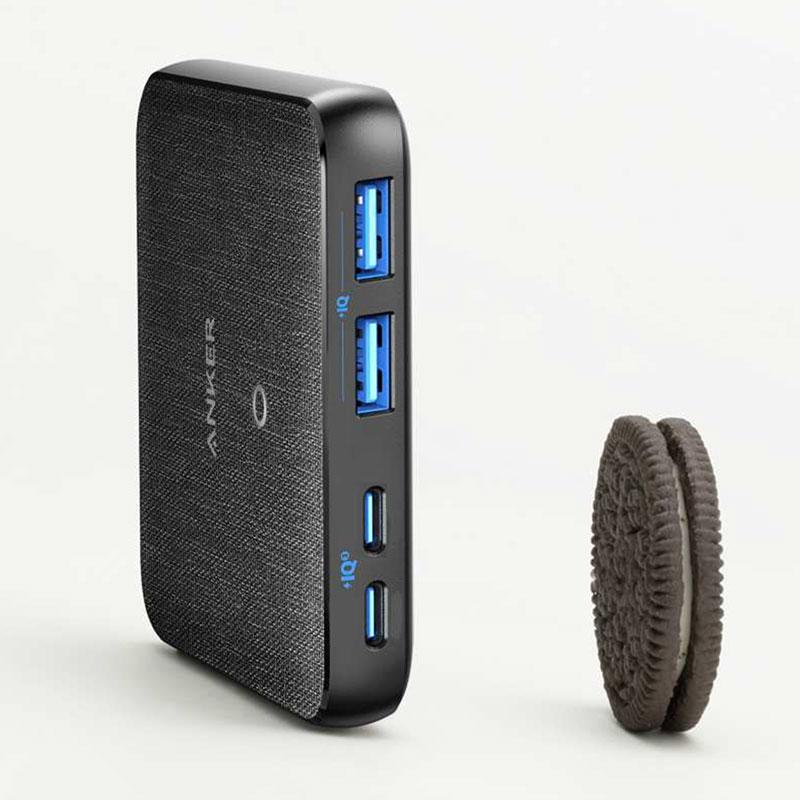 Anker Powerport Atom III 4-Port 65w Slim - Black