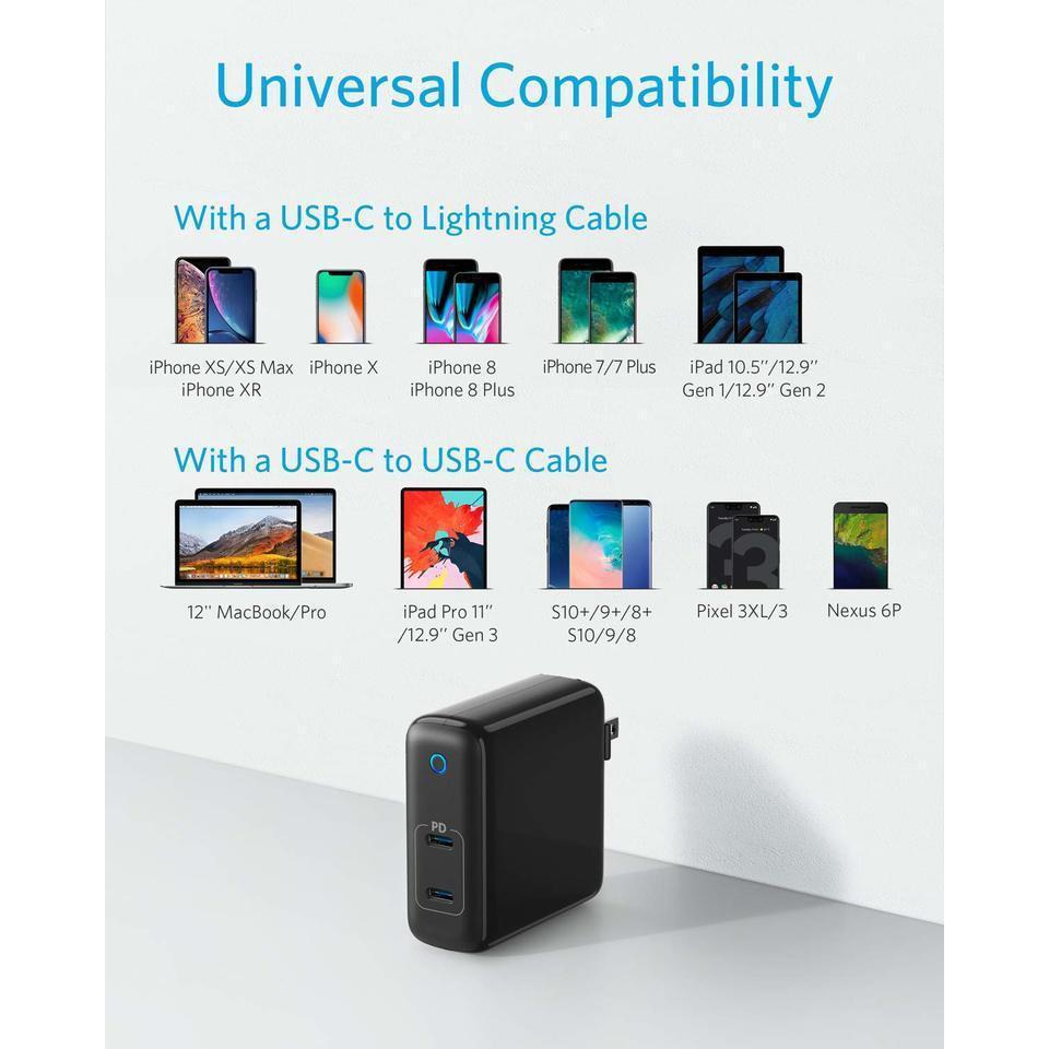 Anker Powerport III 2-Port 60w – Black