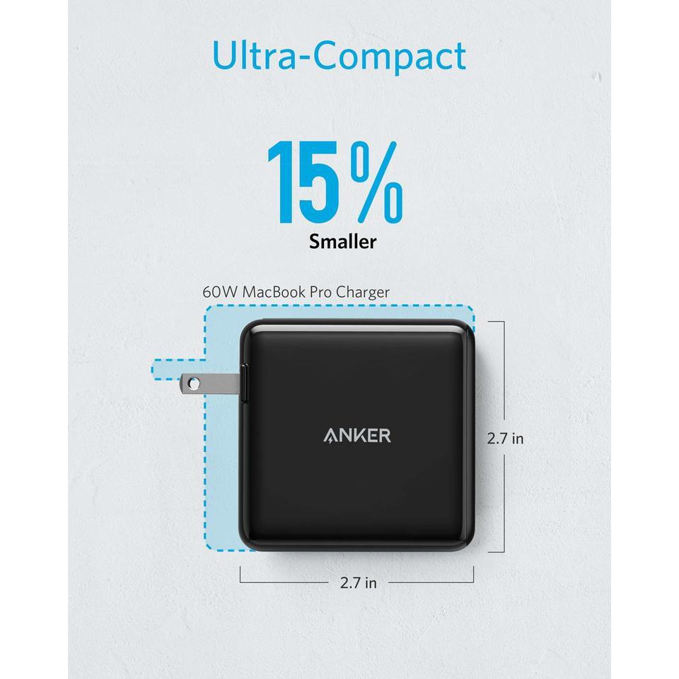 Anker Powerport III 2-Port 60w – Black