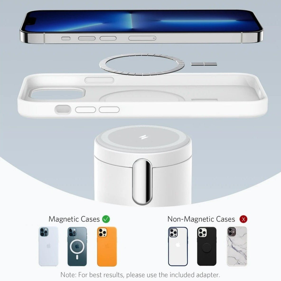 Anker Powerwave Maggo 2 In 1 - White