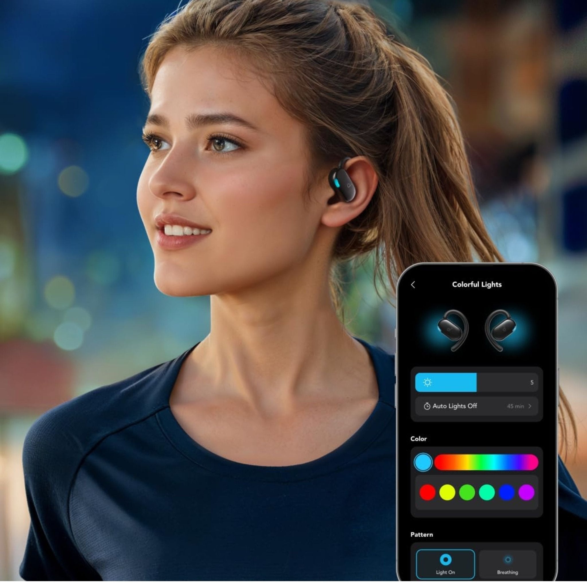 Anker Soundcore V20i Open-Ear Earbuds - Black