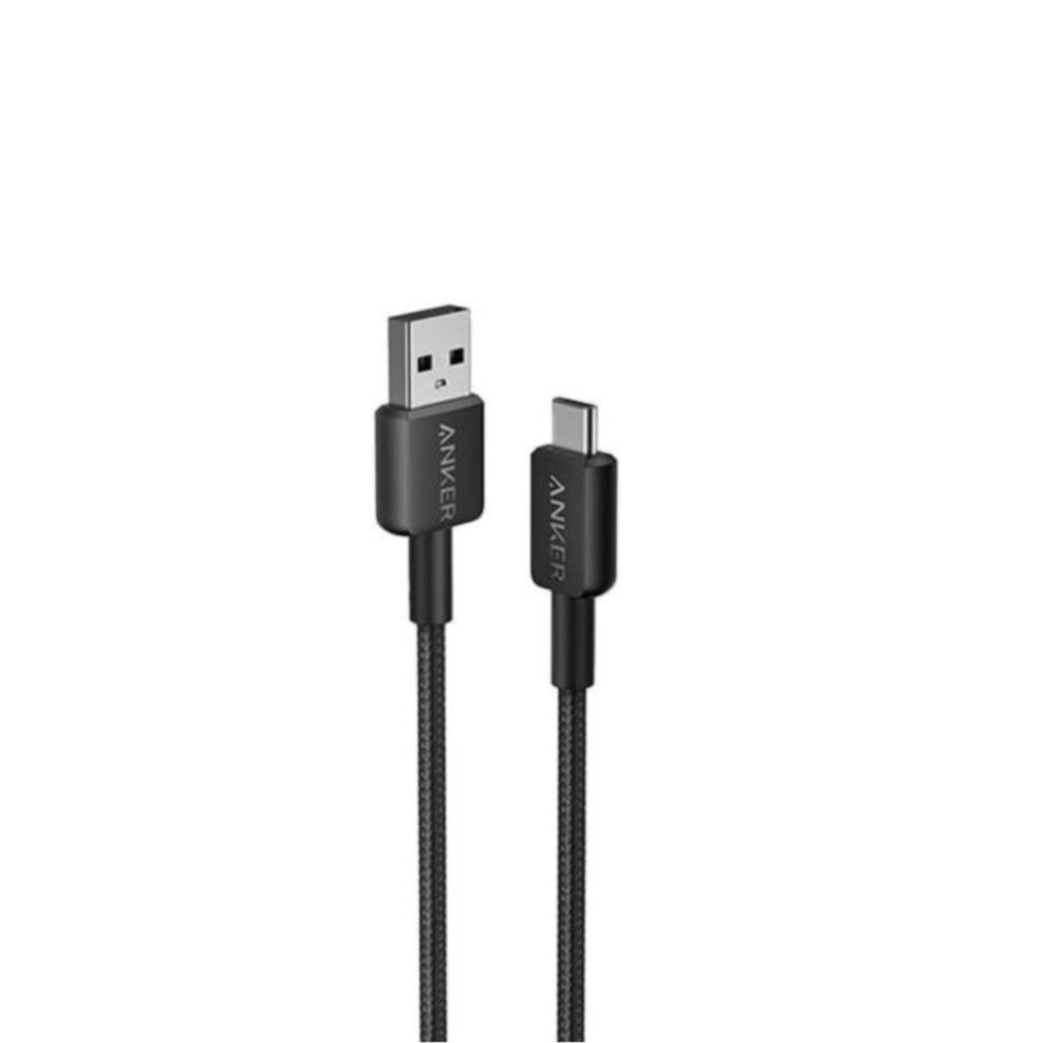 Anker USB-A To USB-C Durable Braided Cable 3ft(0.9m) - Black