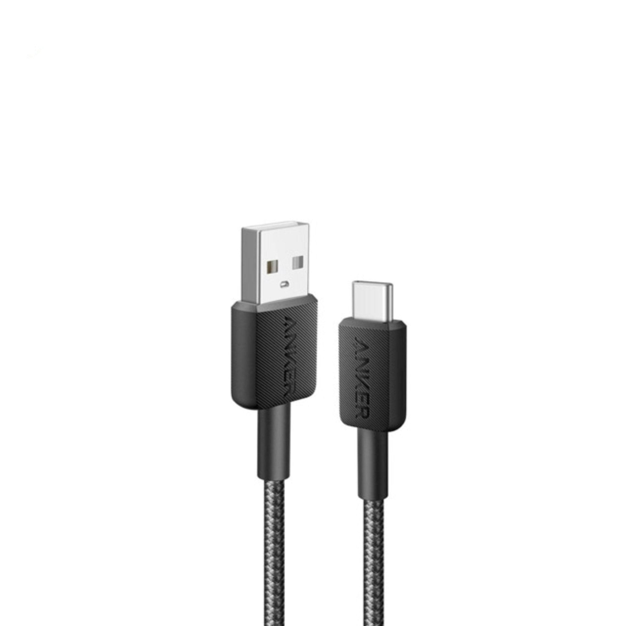 Anker USB-A To USB-C Durable Braided Cable 3ft(0.9m) - Black