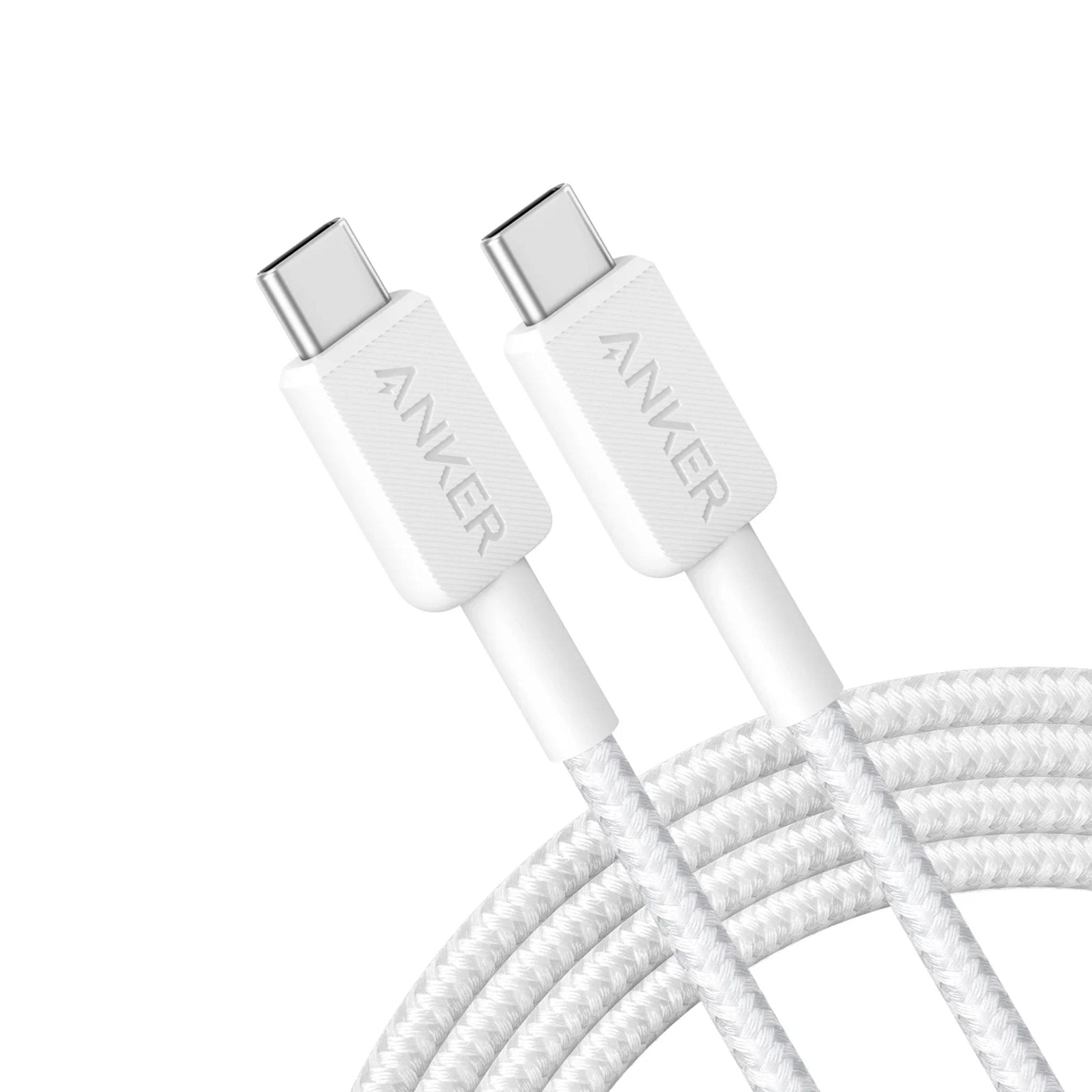 Anker USB-C to USB-C Charging Cable, 60W 6ft(1.8m) - White