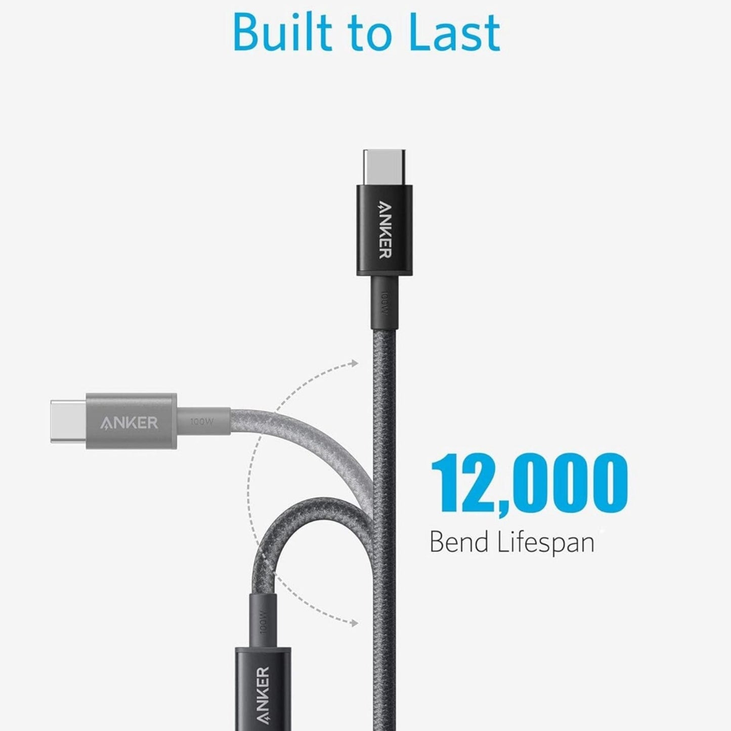 Anker Zolo Charger 30W PD 3.0 with USB-C to C 1M - Black