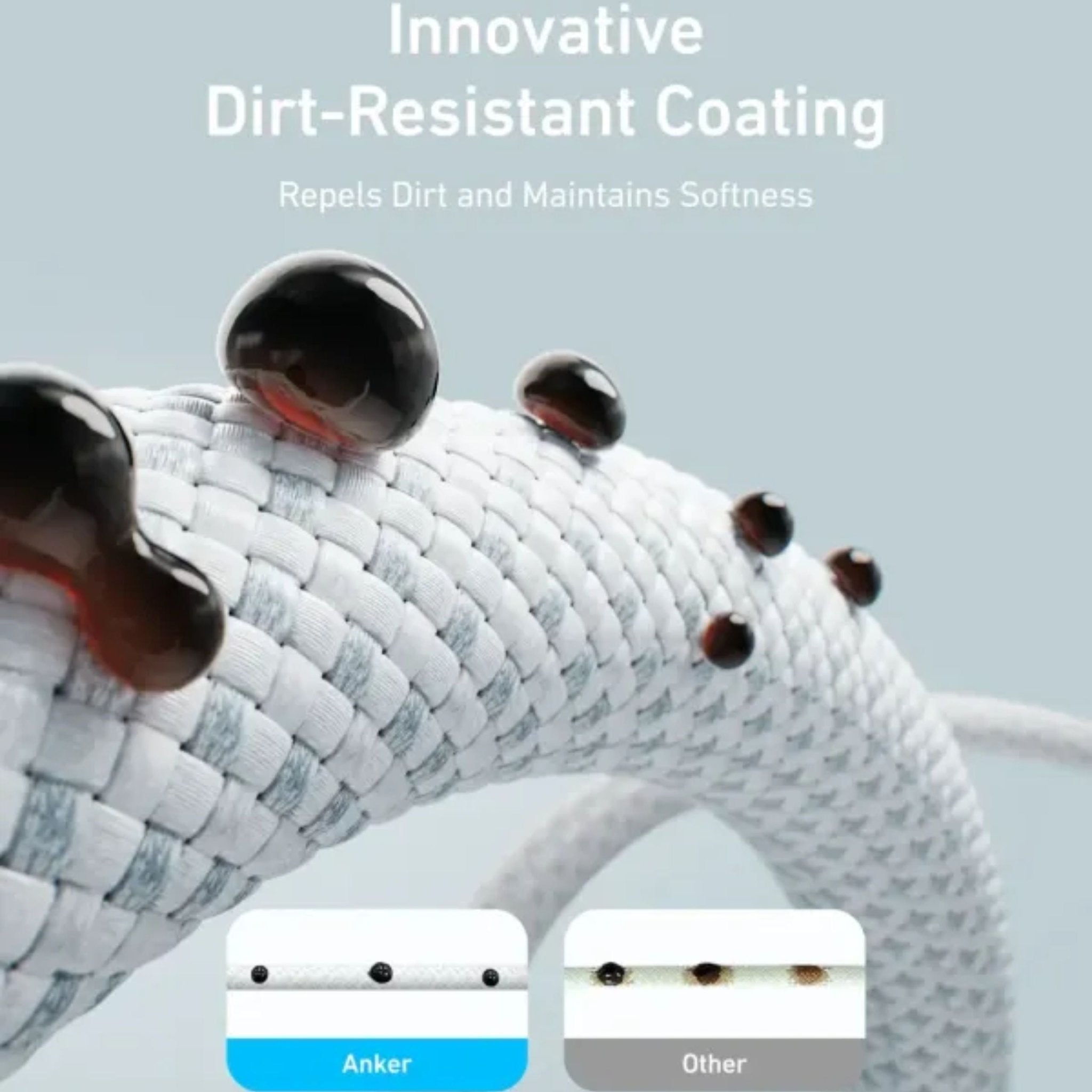 Anker Zolo USB-C to USB-C Cable 240W Braided 0.9m - Black