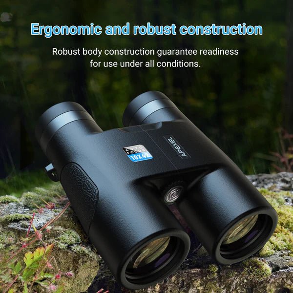 Apexel 10X42 Fixed Focus Roof Binoculars - Black