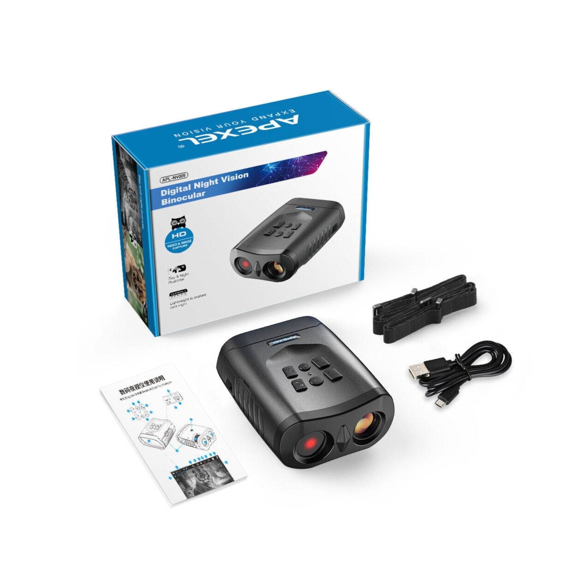 Apexel Digital Night Vision Binocular APL-NV009 - Black