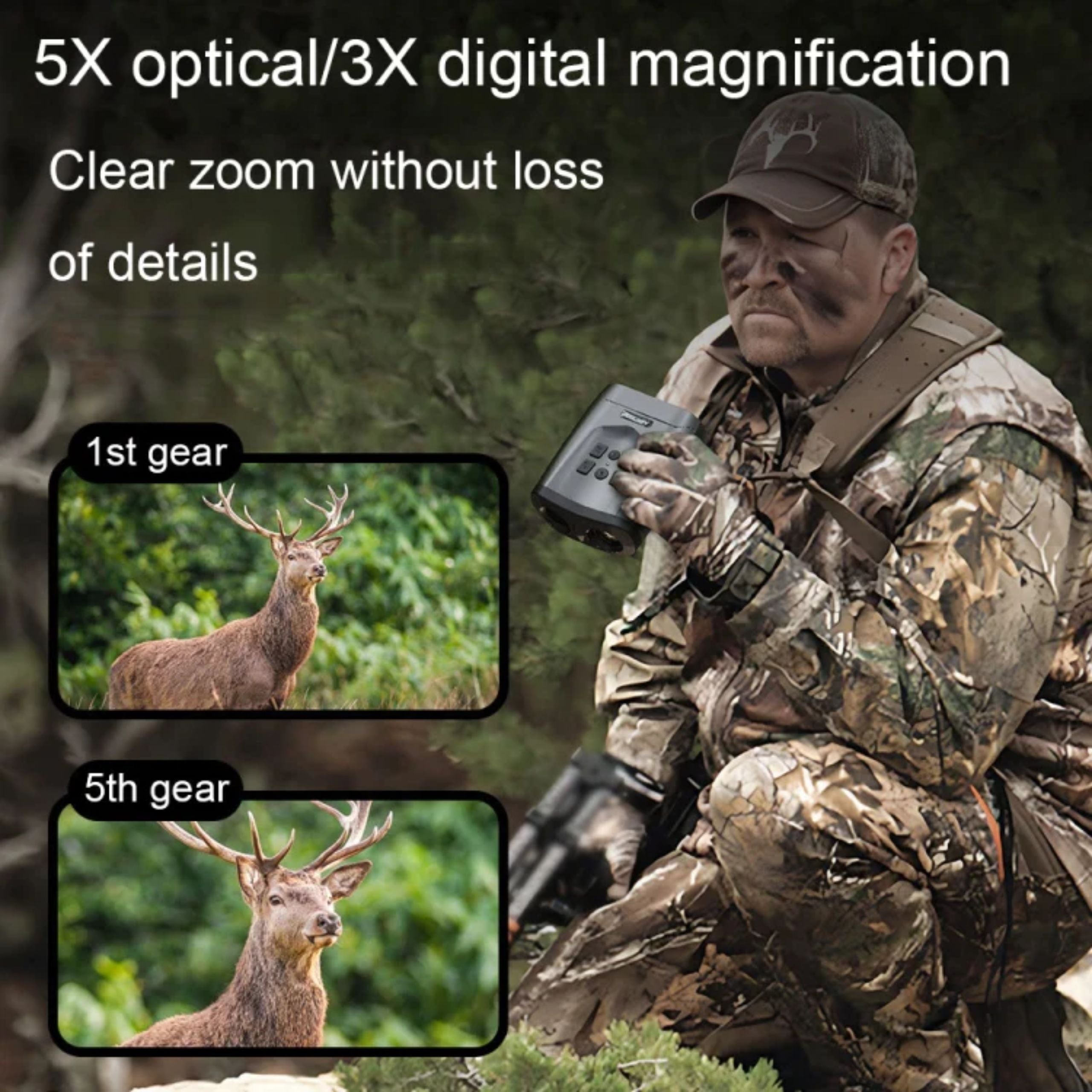 Apexel Digital Night Vision Binocular APL-NV009 - Black