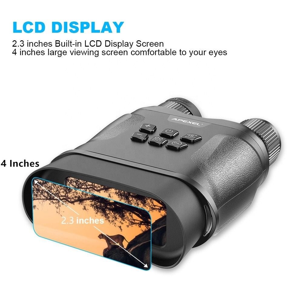 Apexel Digital Night Vision Binocular - Black