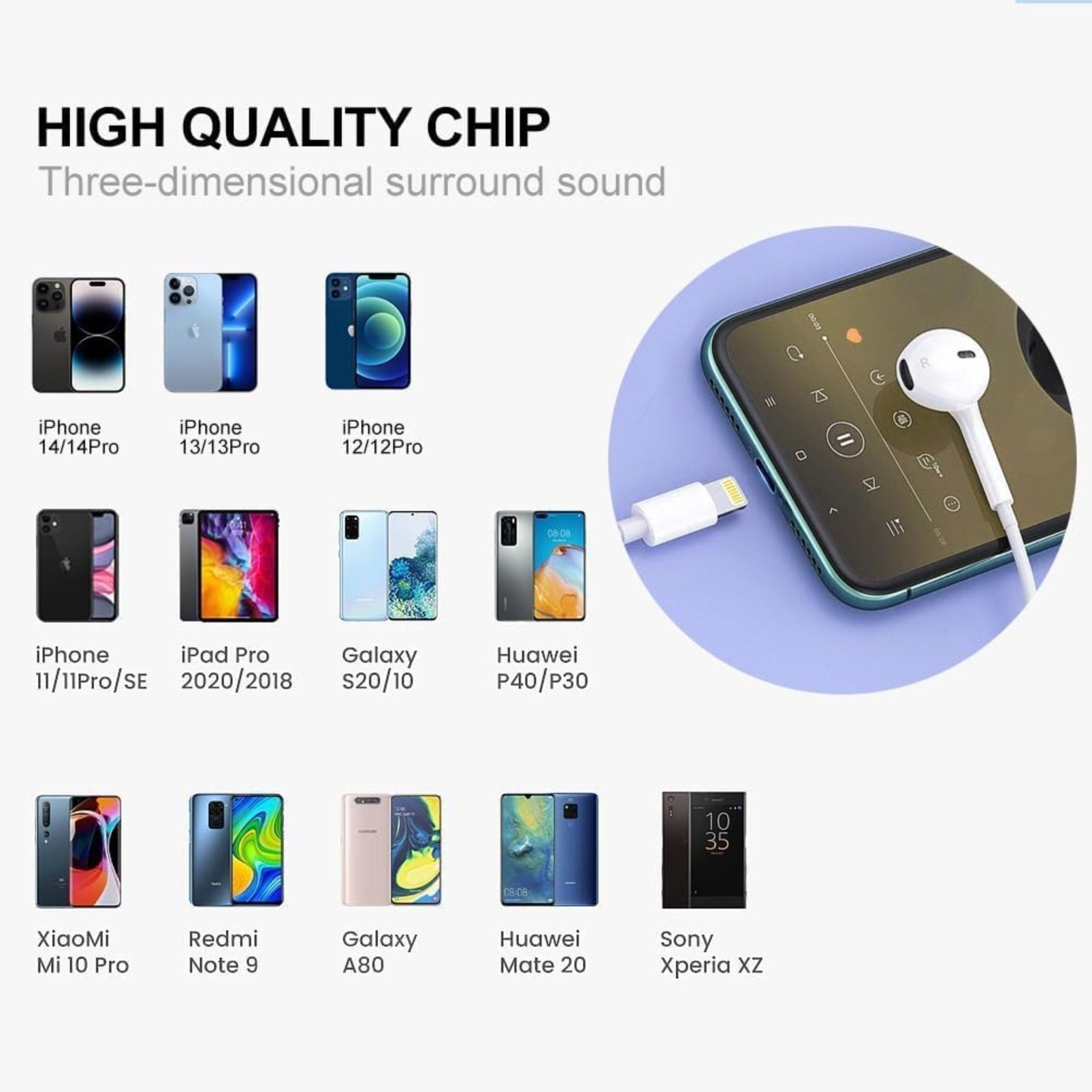 Apple EarPods With Lightning Connector - White