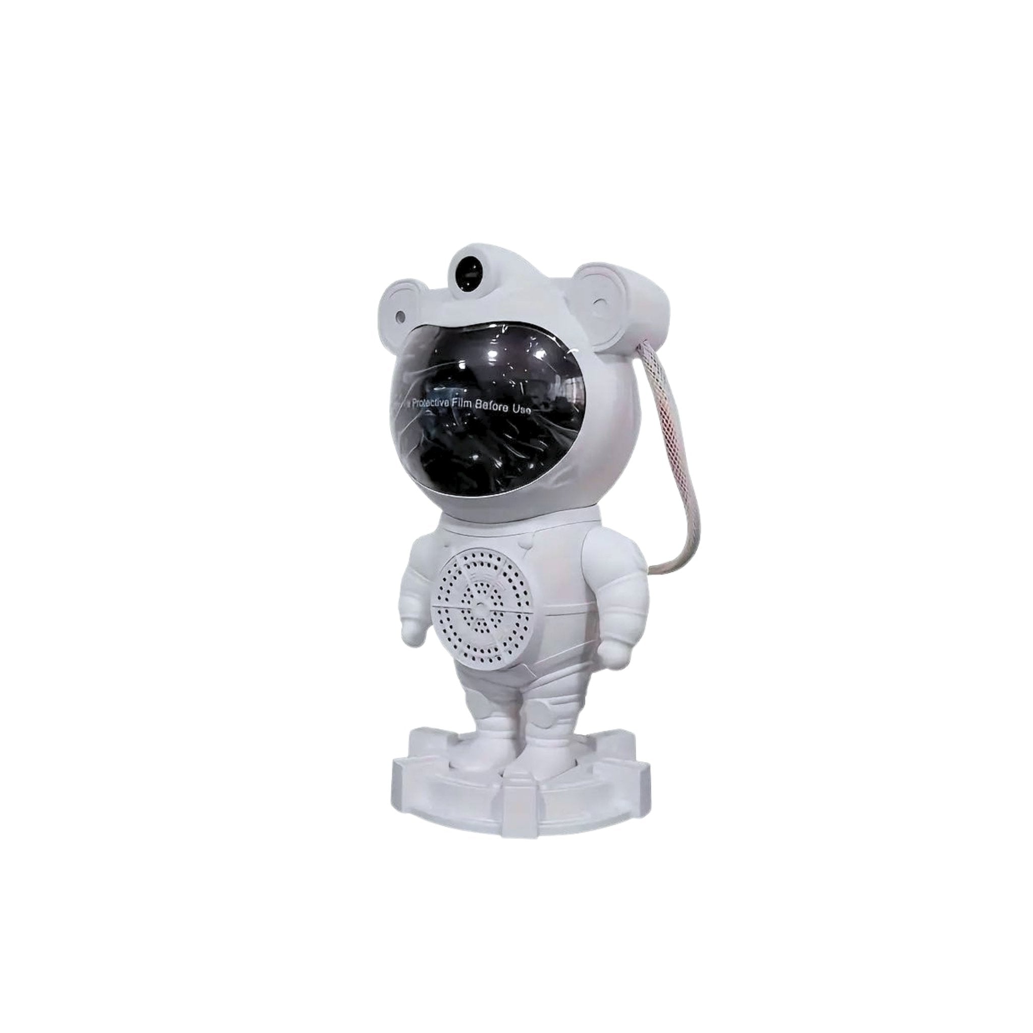 Astronaut Star Projector Light with Bluetooth Speaker - White