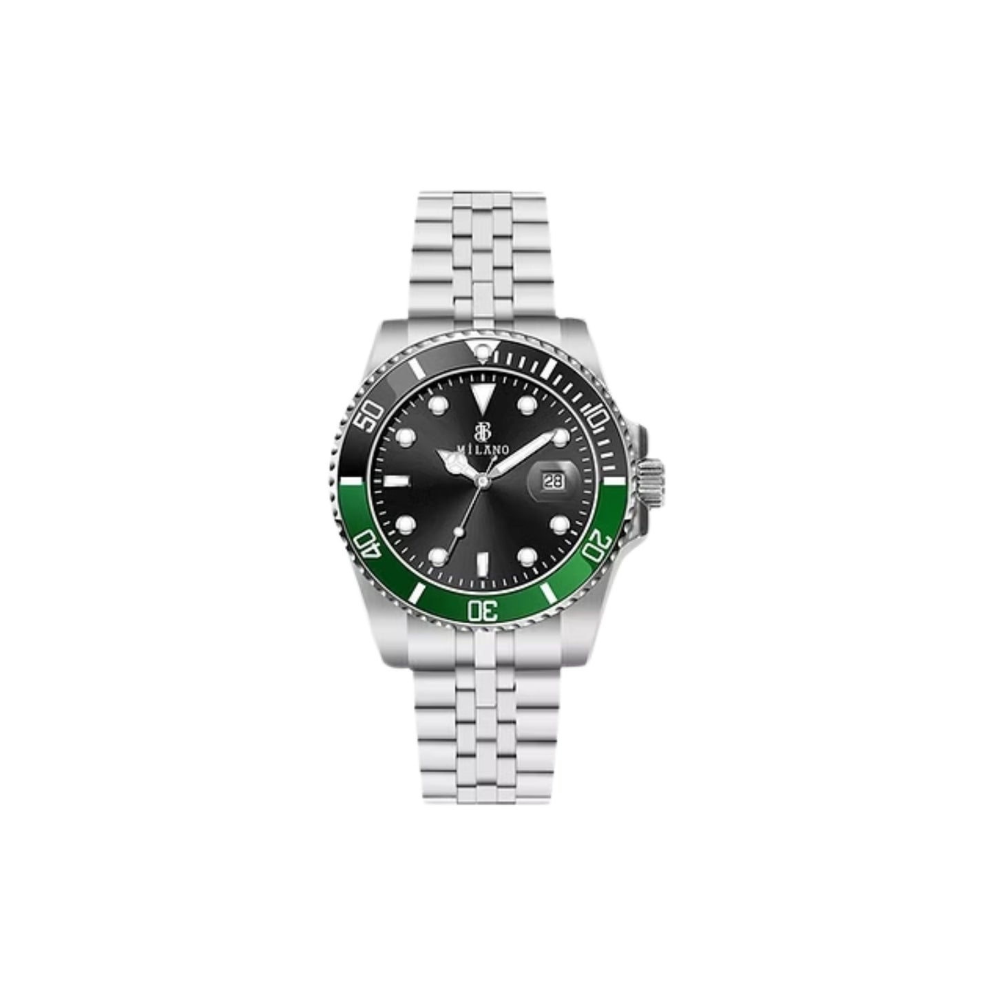 BBmilano Men's La Plata Plus Watch - Green