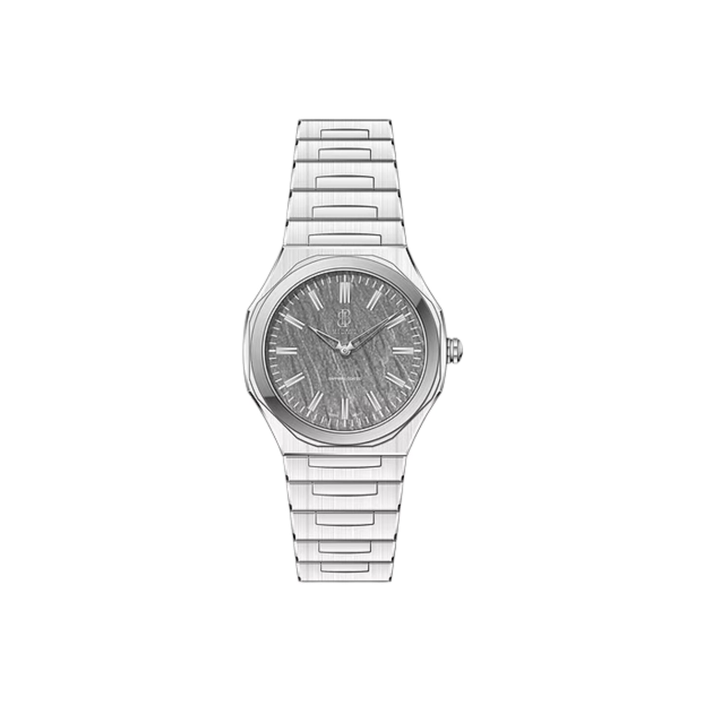 BBmilano Men's Zenith Wave Watch - Grey