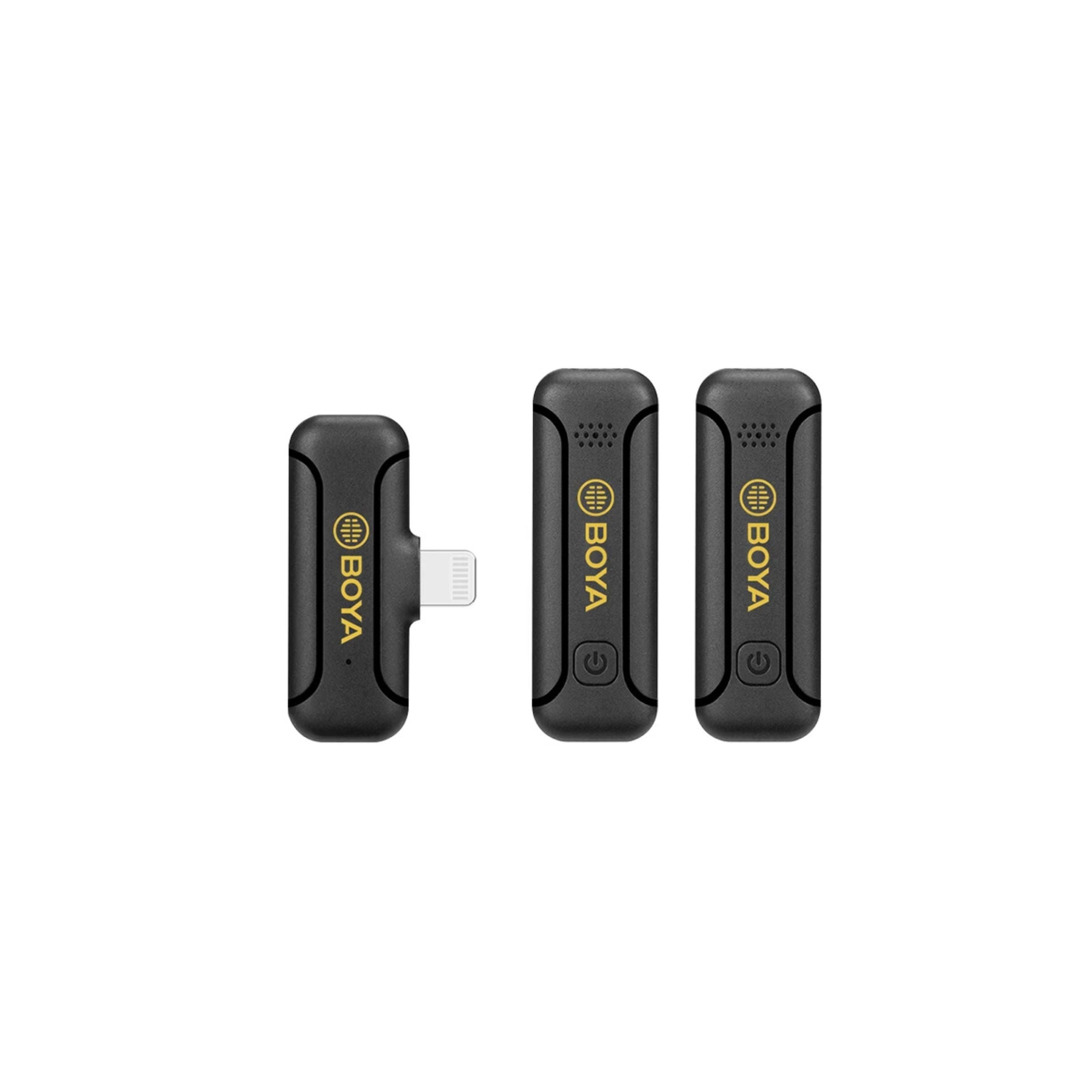 BOYA 2.4GHz Wireless Microphone System For IOS BY-WM3T2-D2 - Black