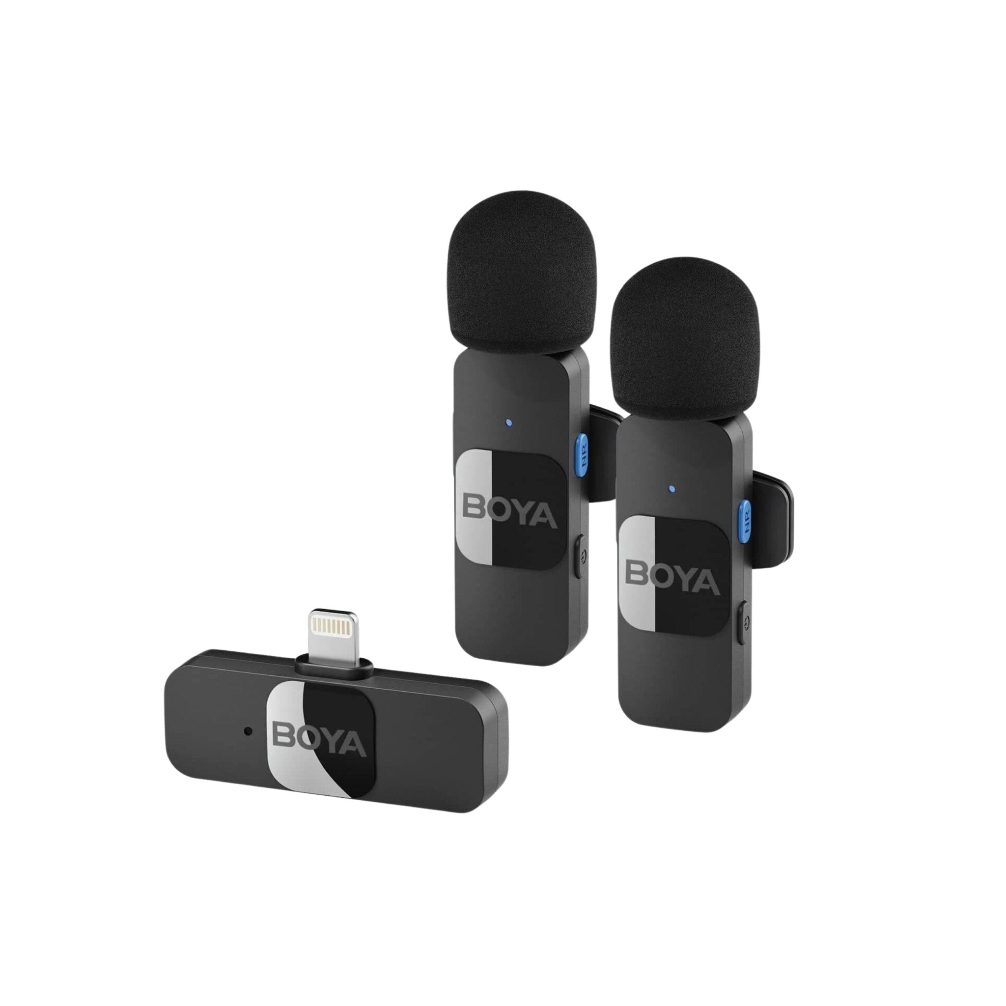 BOYA Ultracompact 2.4GHz Wireless Microphone System For IOS BY-V2 - Black