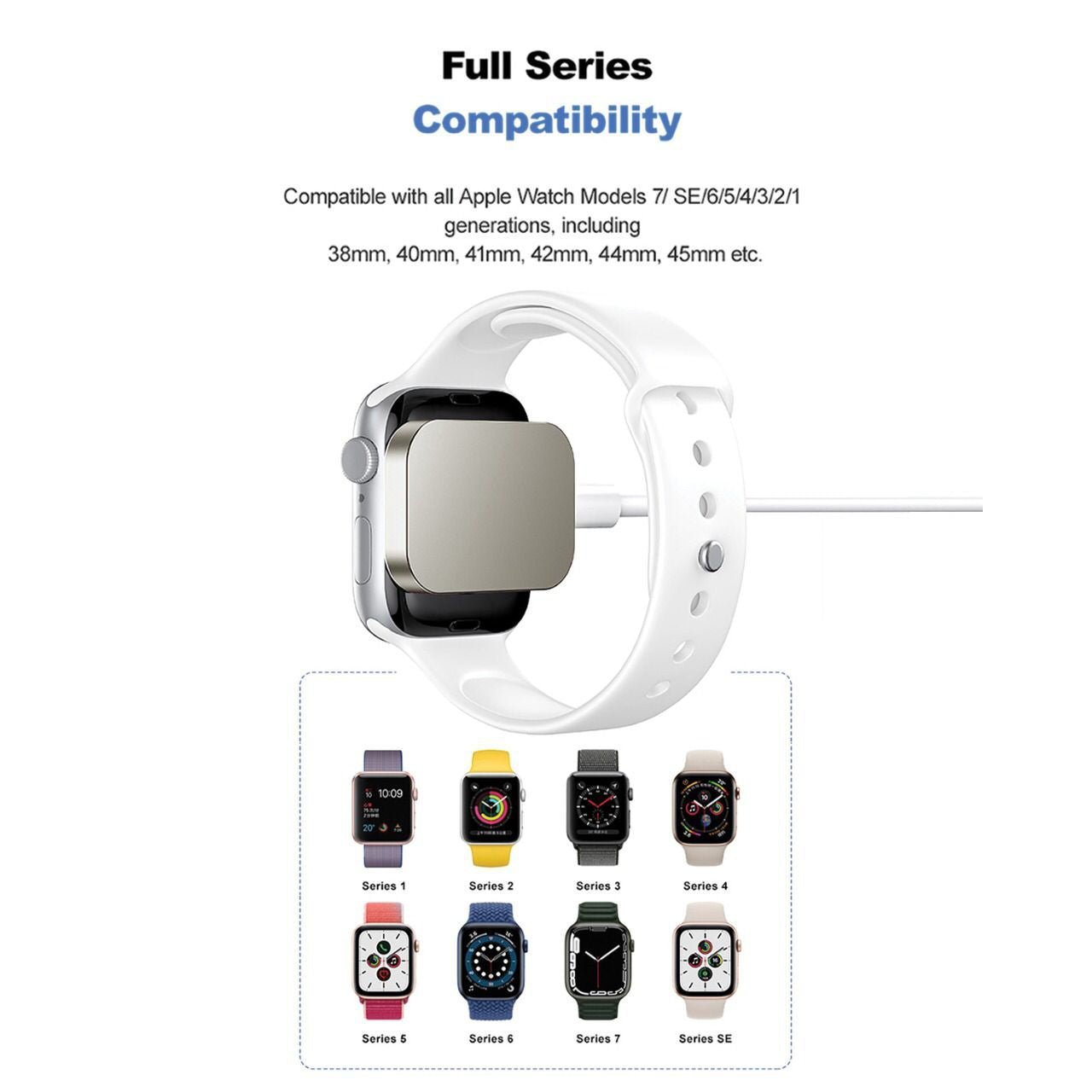 BRAVE Portable Wireless Charger for Watches BWC-22 - White