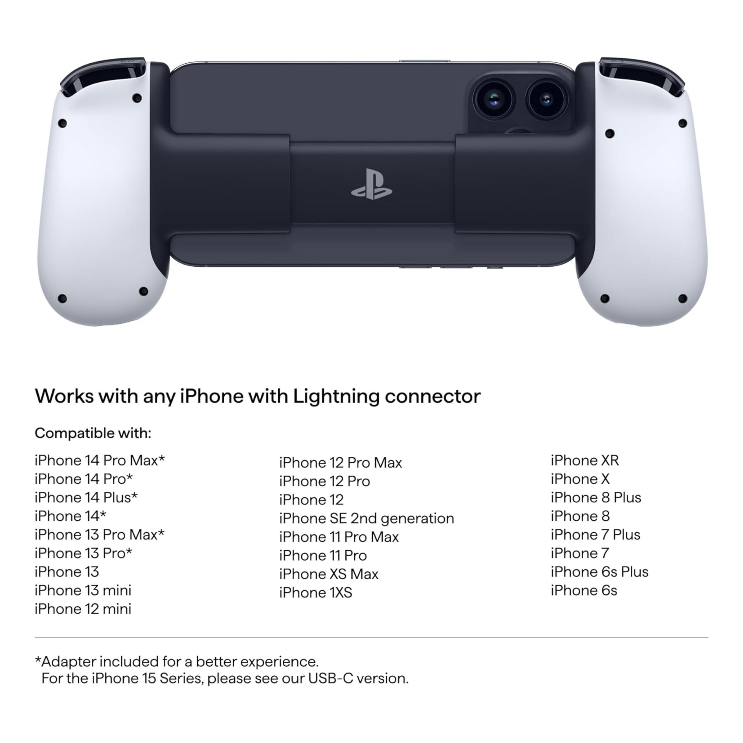 Backbone One Gaming Controller Playstation Version For Iphone - White