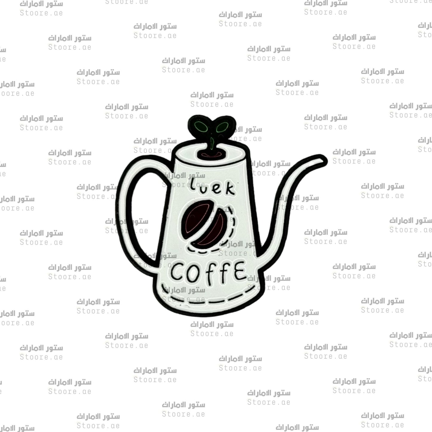 Badge Coffee Pot