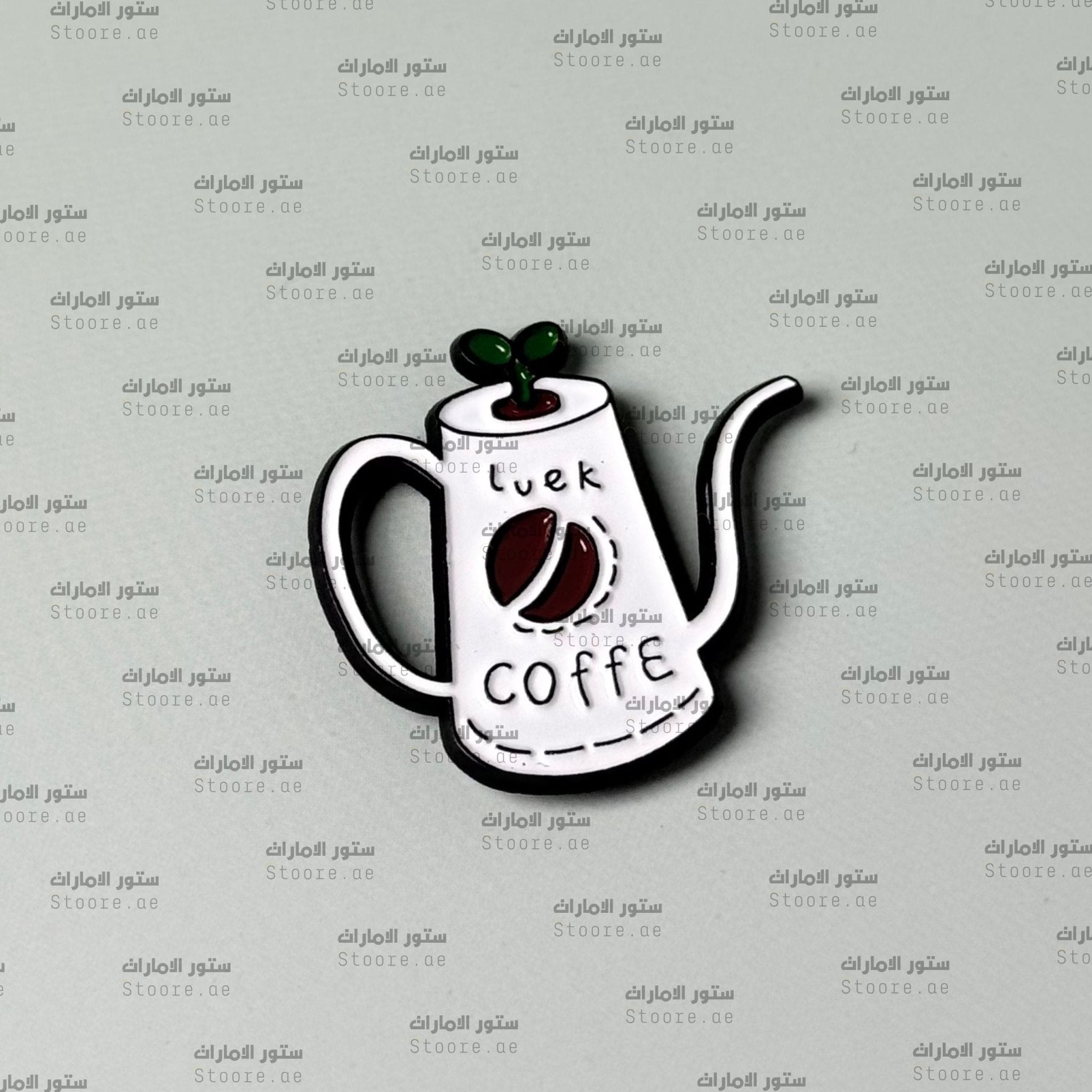 Badge Coffee Pot